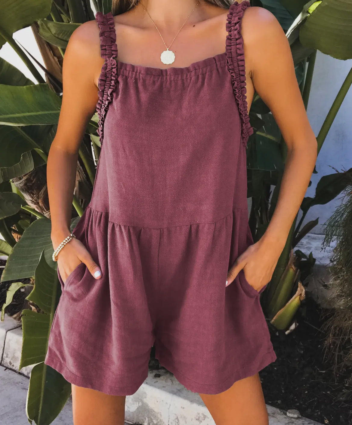 Wide Leg Romper