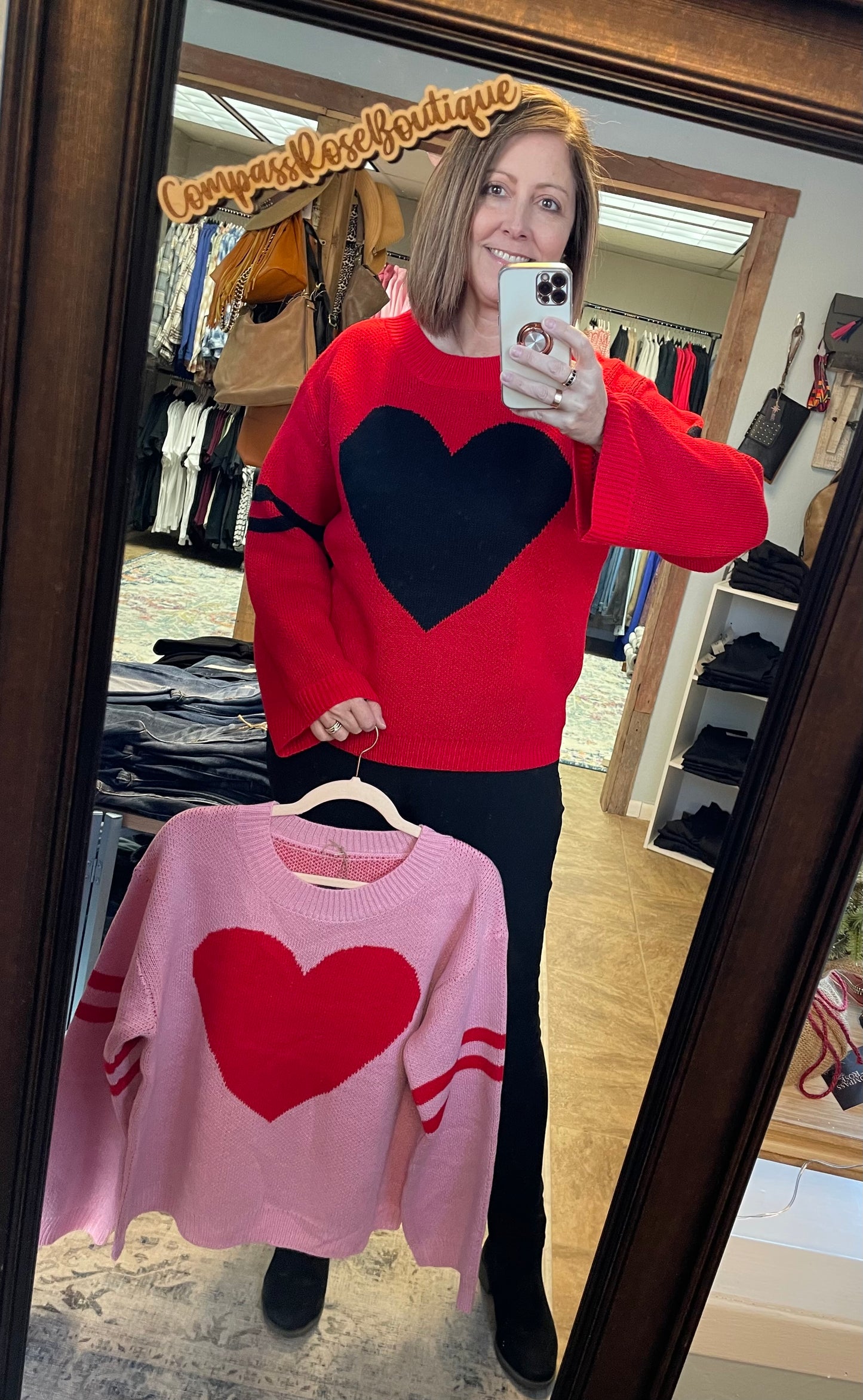 Oversized Heart Sweater