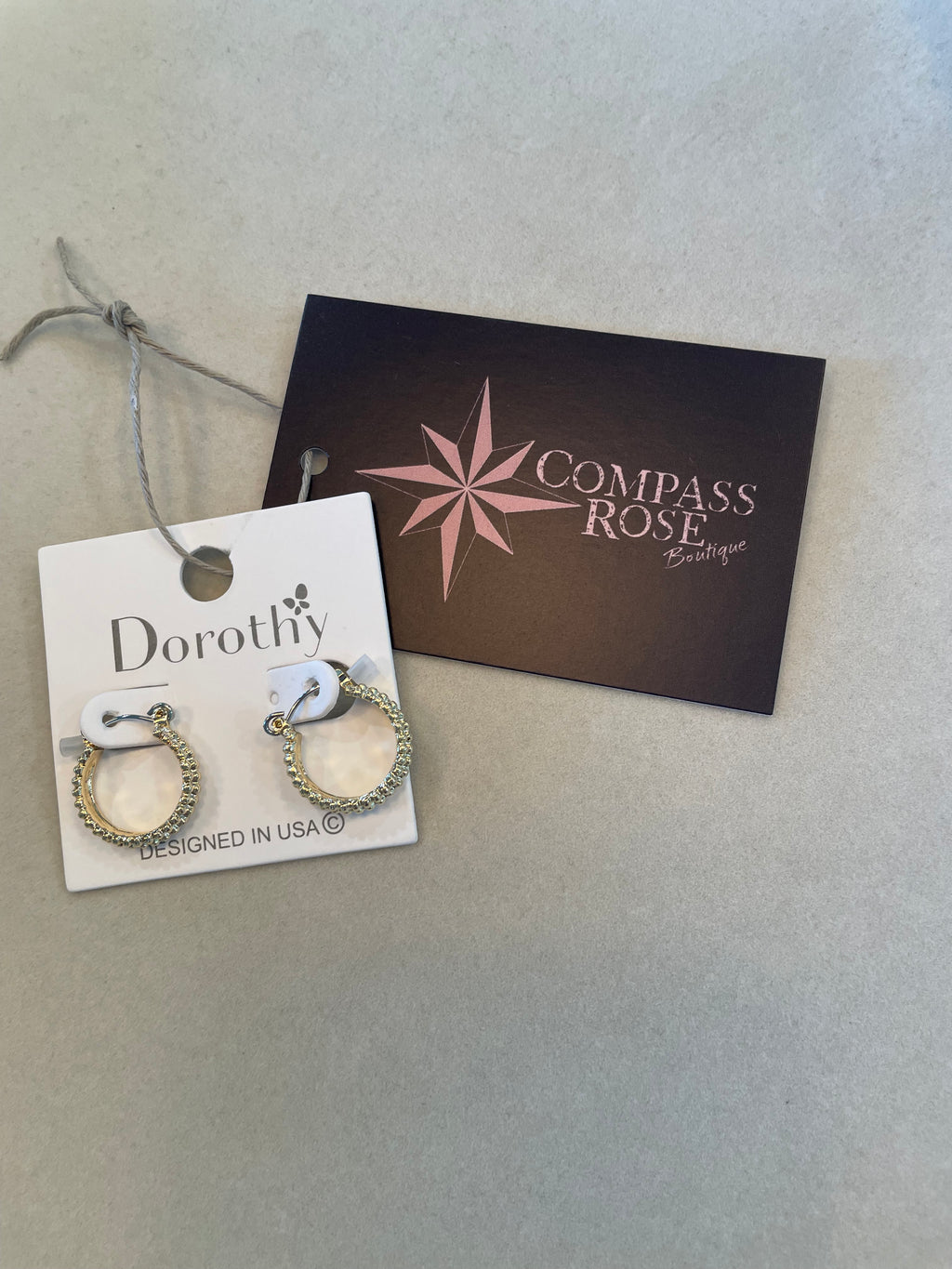 Bead Hoop Earrings