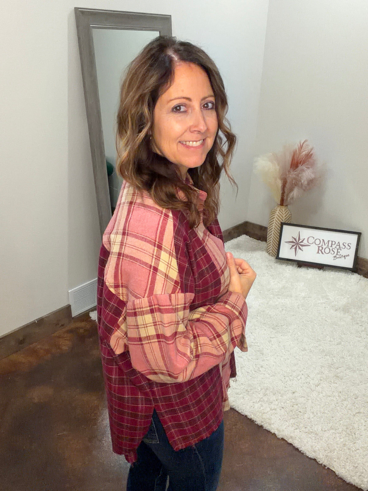 Kambrie Plaid Flannel Shirt