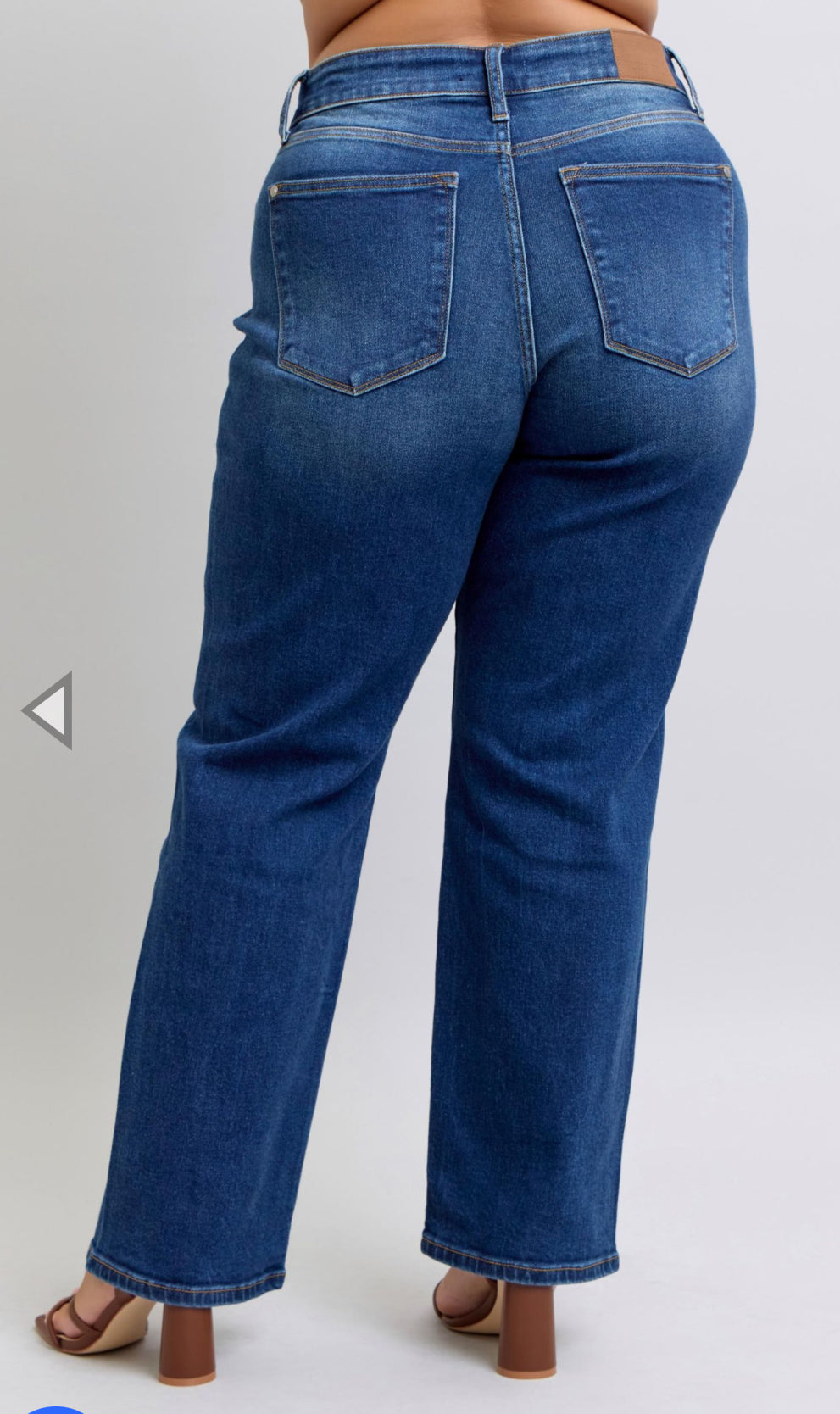 Judy Blue Mid Rise Side Seam Detail Straight