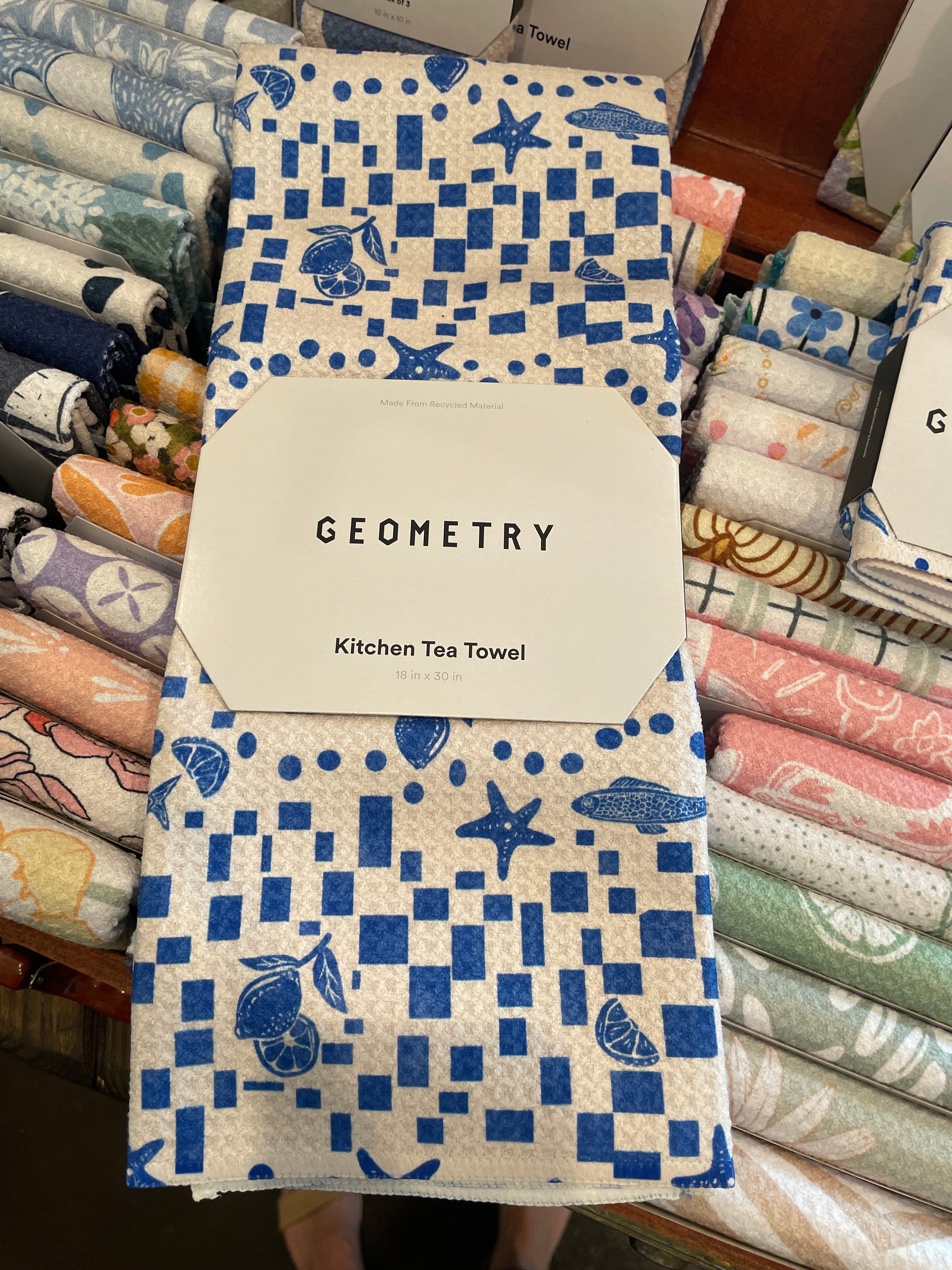 Geometry Tea Towel