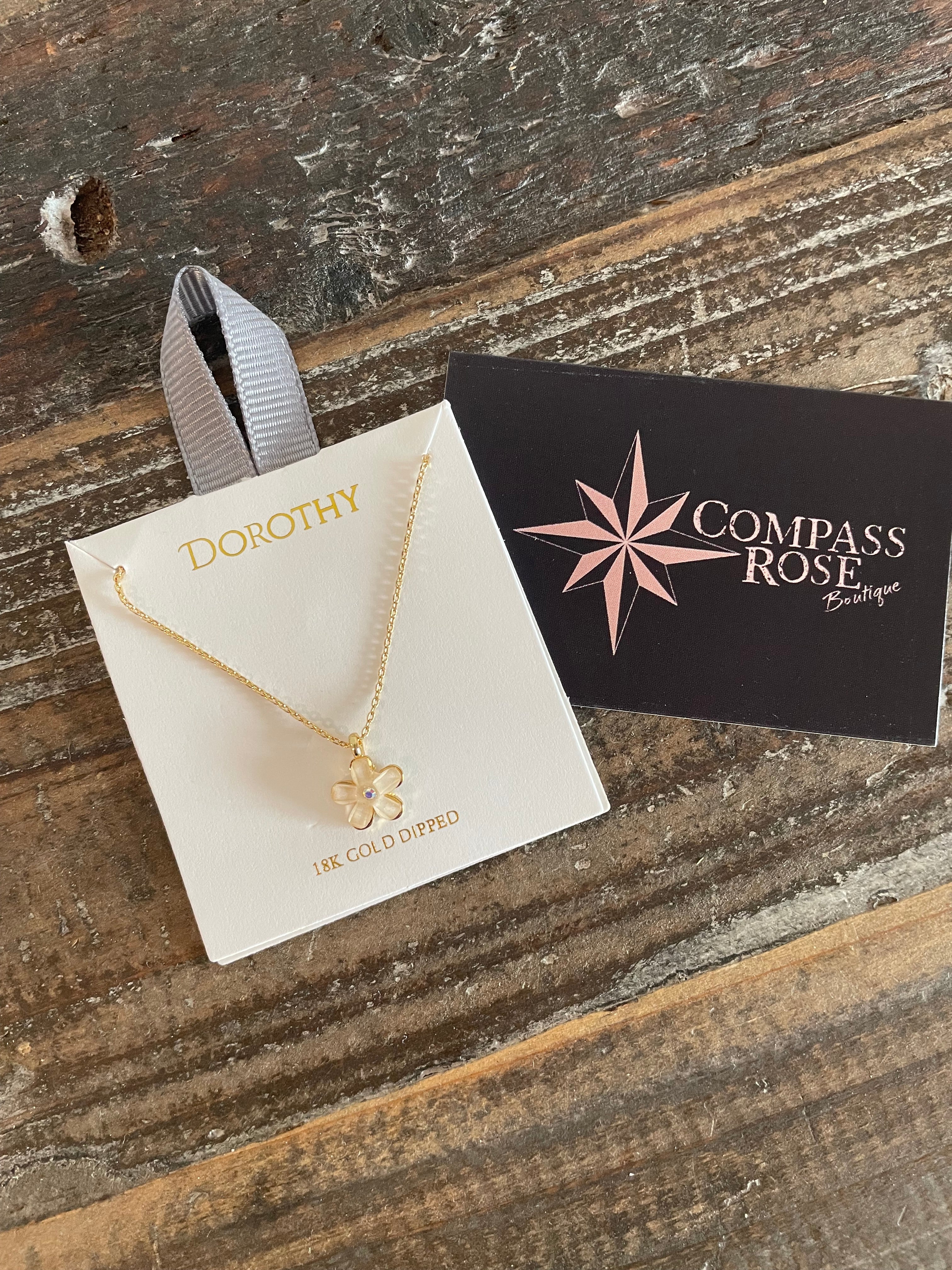 Flower Pendant Necklace