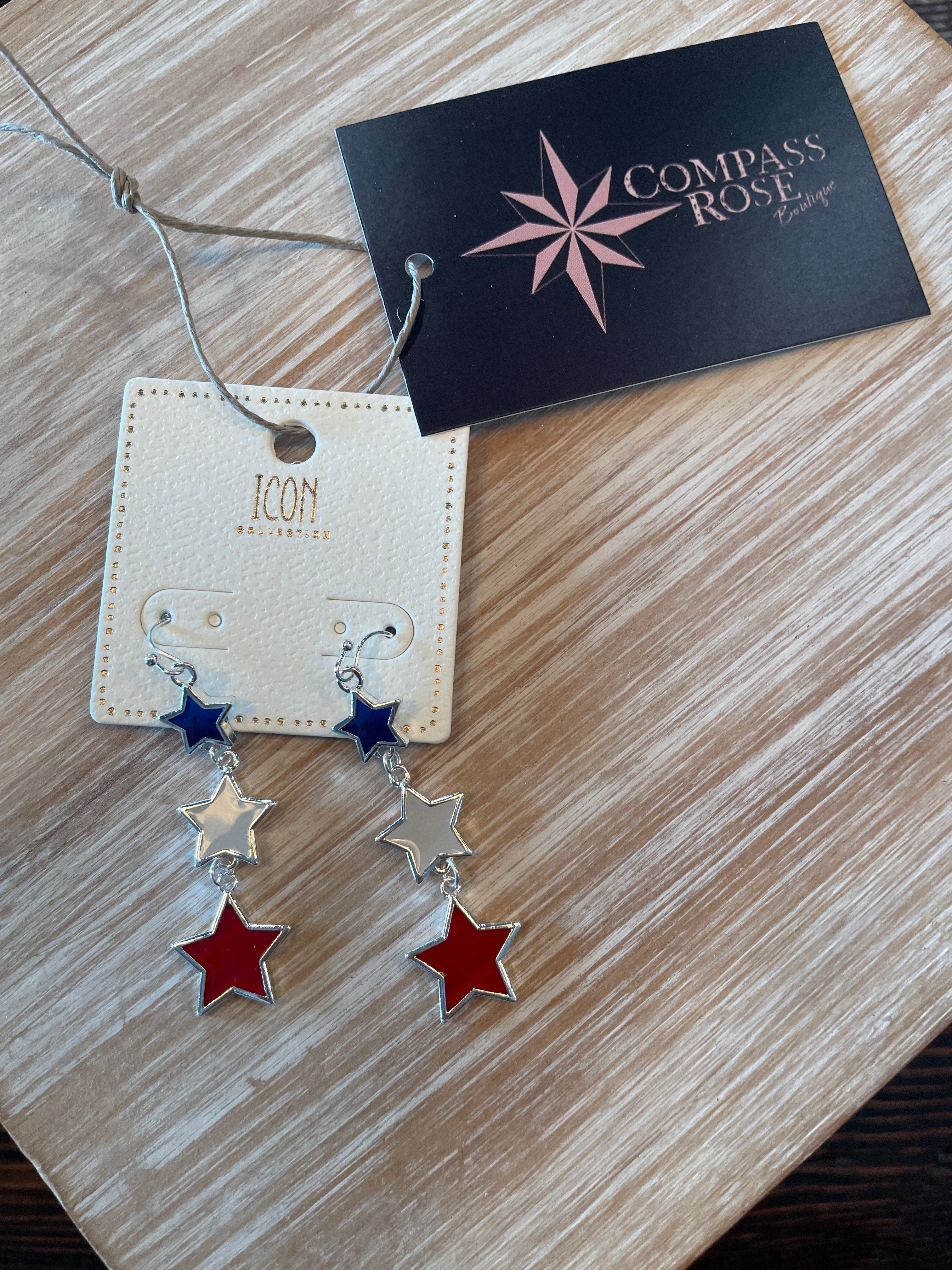 Star Dangle Earrings