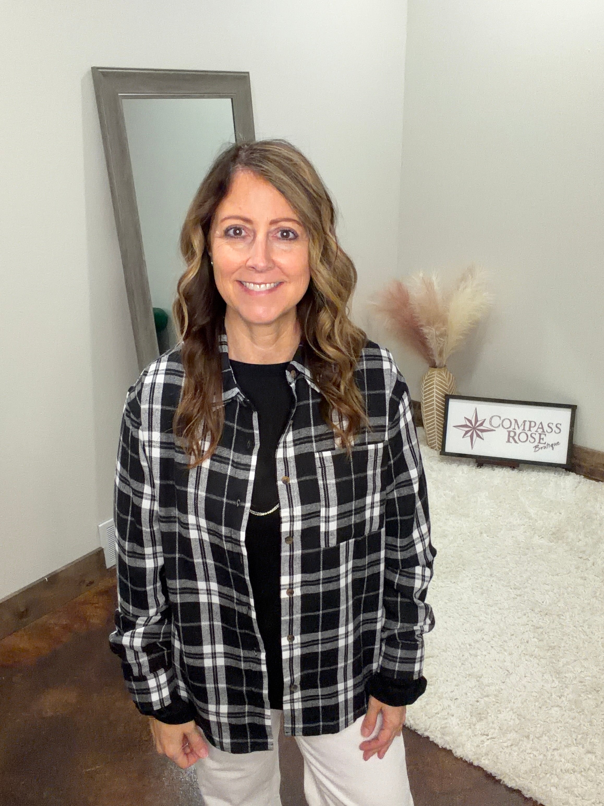 Plaid Long Sleeve Shirt