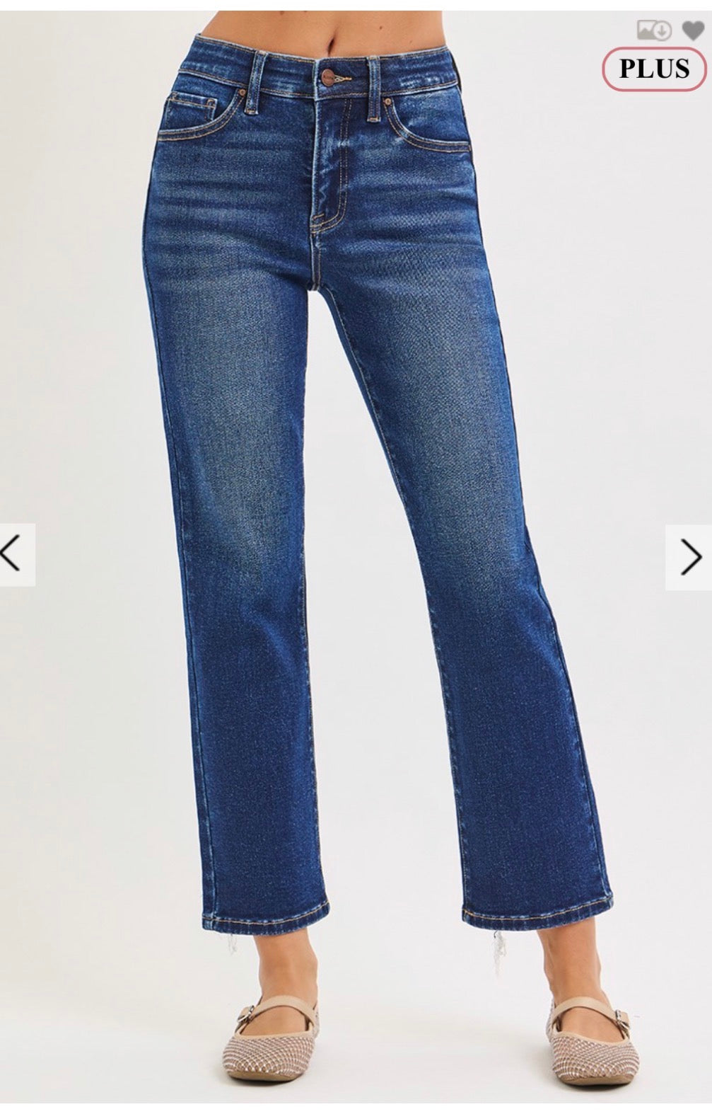 Risen Tummy Control HR Crop Straight Pants