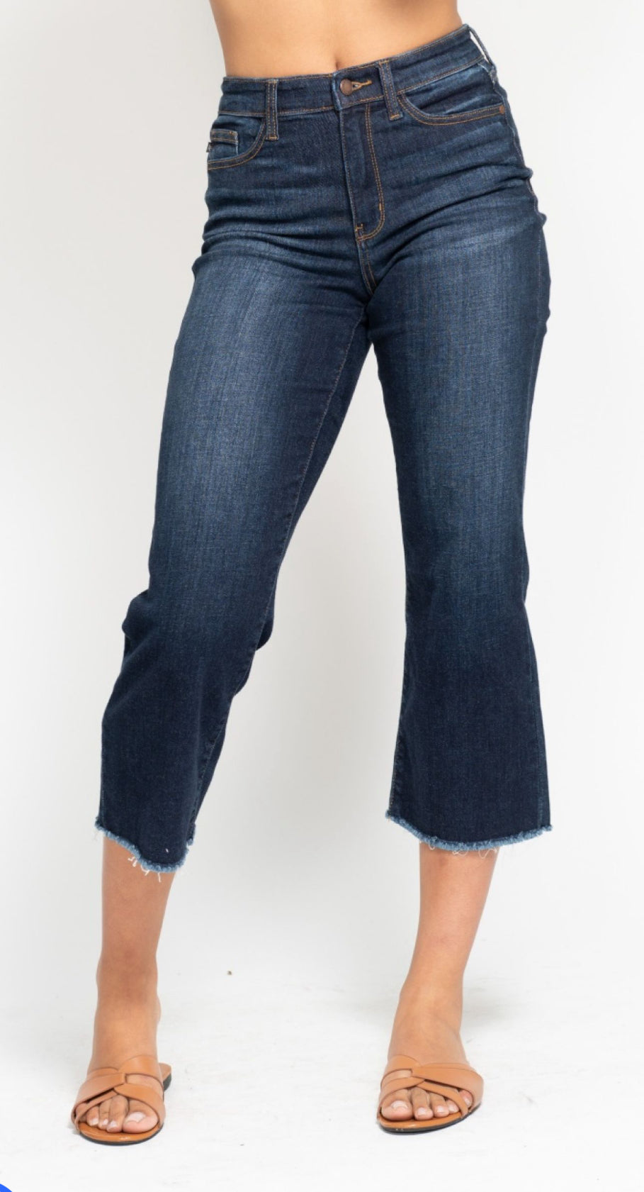 Judy Blue HW Cropped Wide Leg