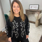 Western Boots Stitch Sweatshirt