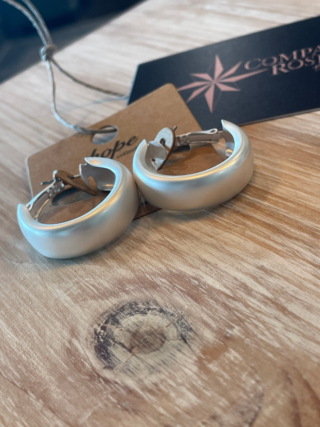 Silver Hoop Earrings