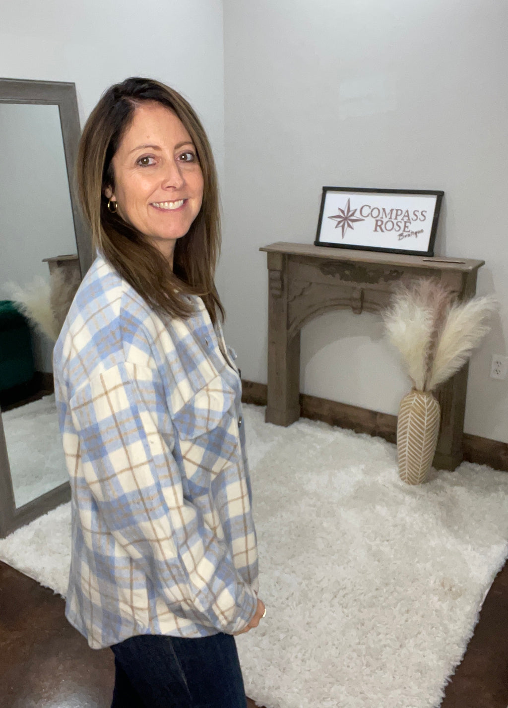 Collared Plaid Shacket