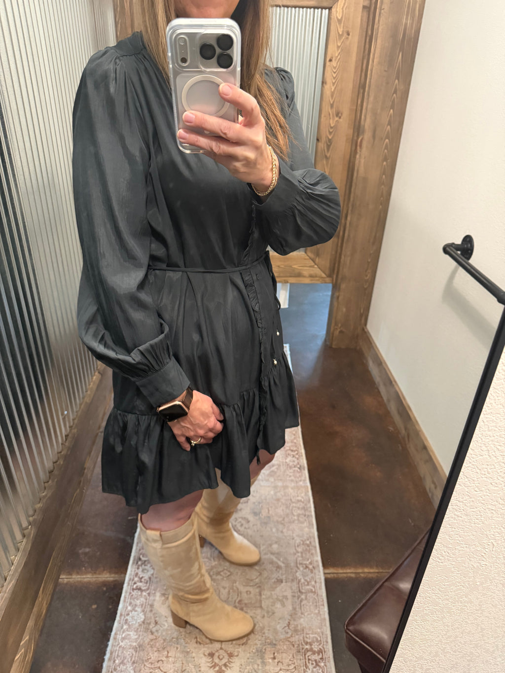 Ruffled Mini Short Dress