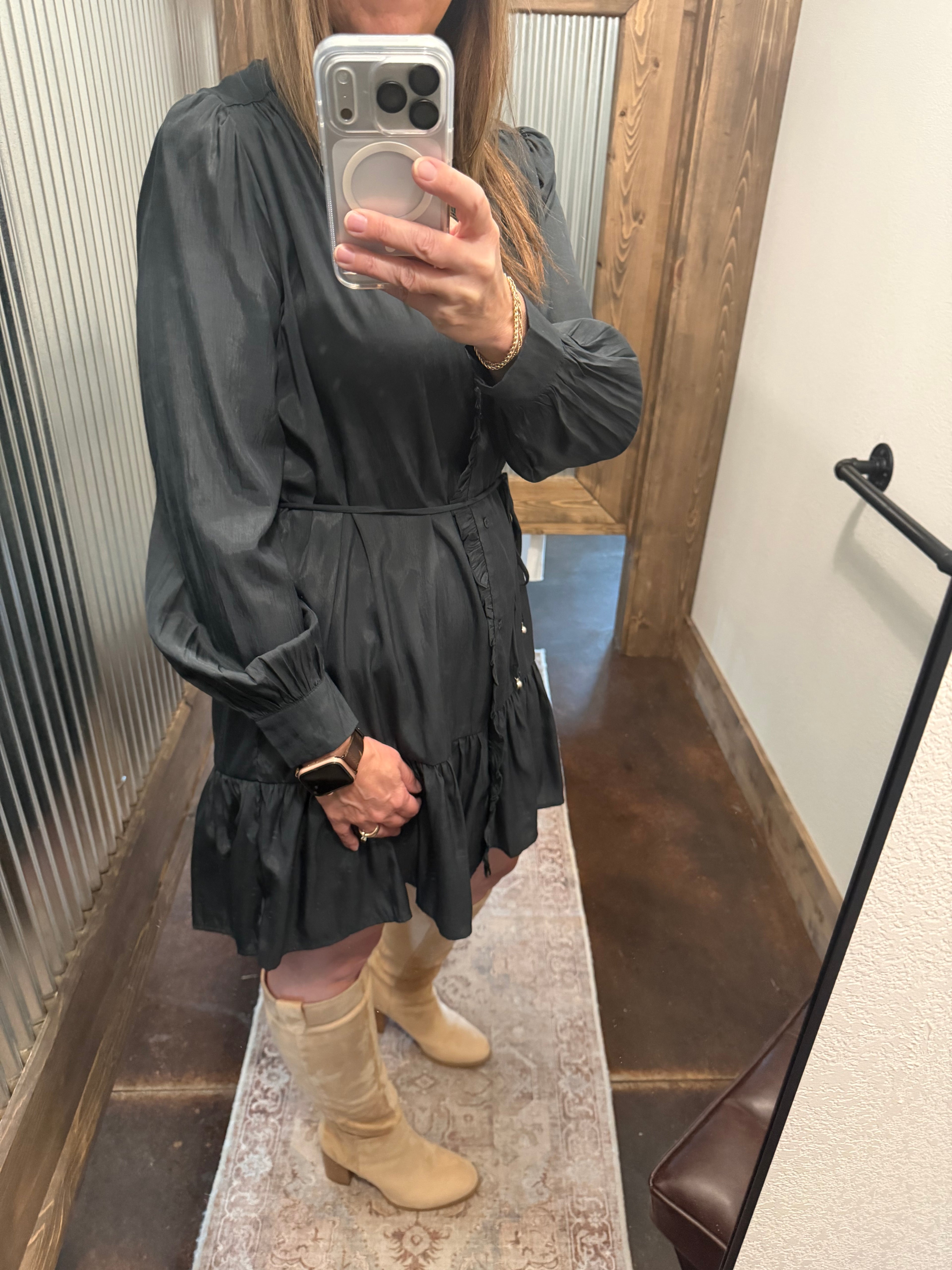 Ruffled Mini Short Dress