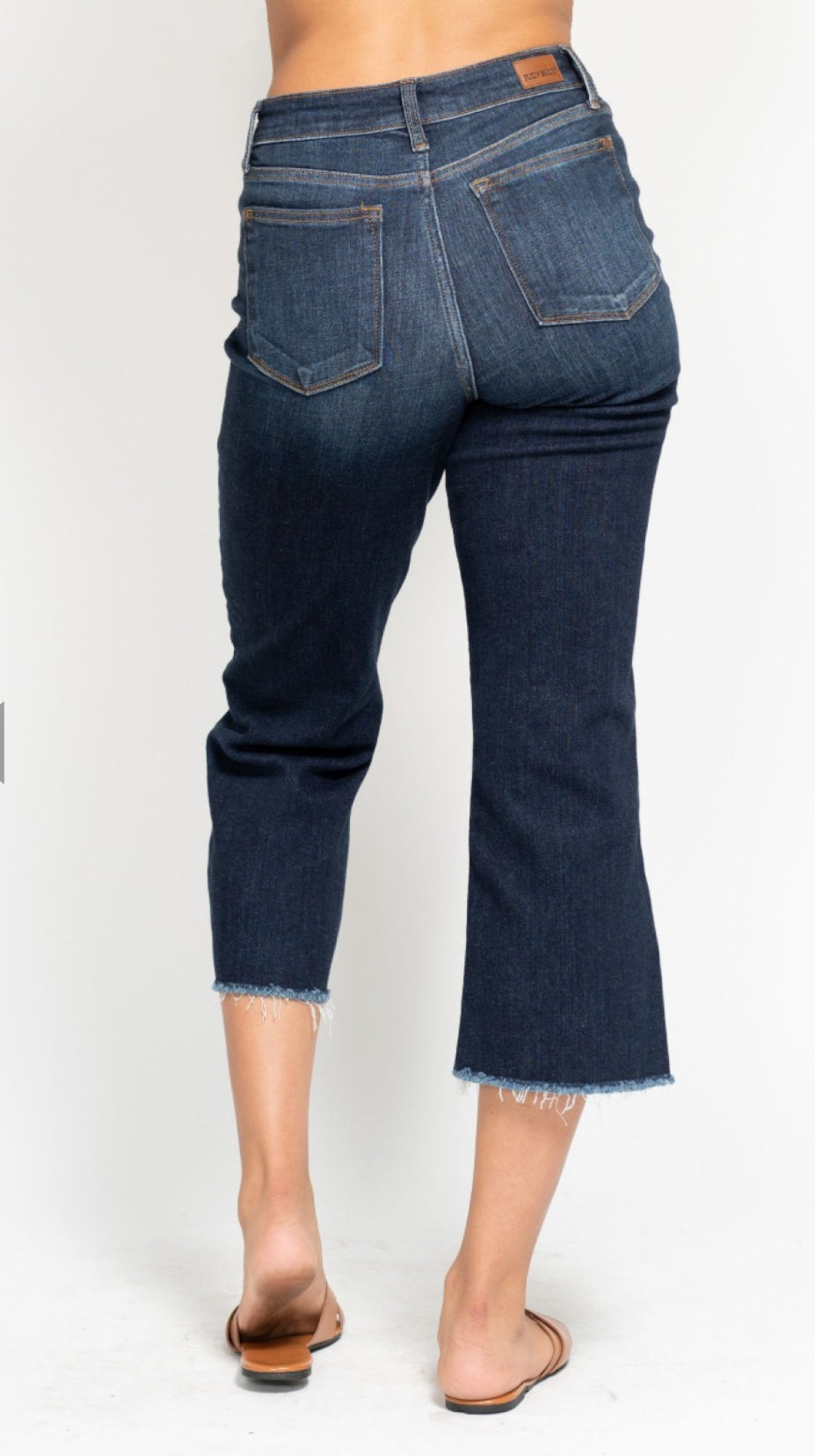 Judy Blue HW Cropped Wide Leg