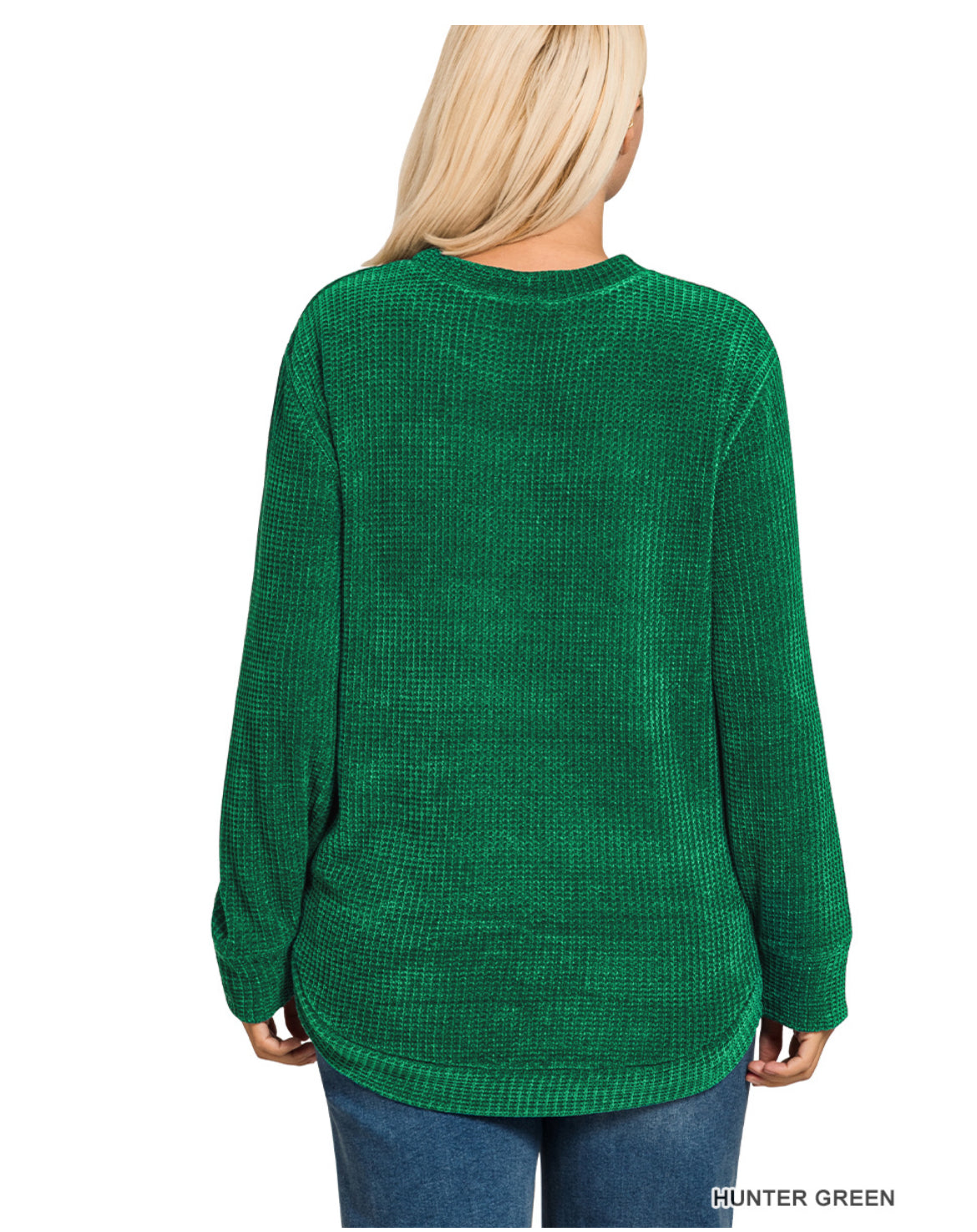Chenille Waffle Sweater