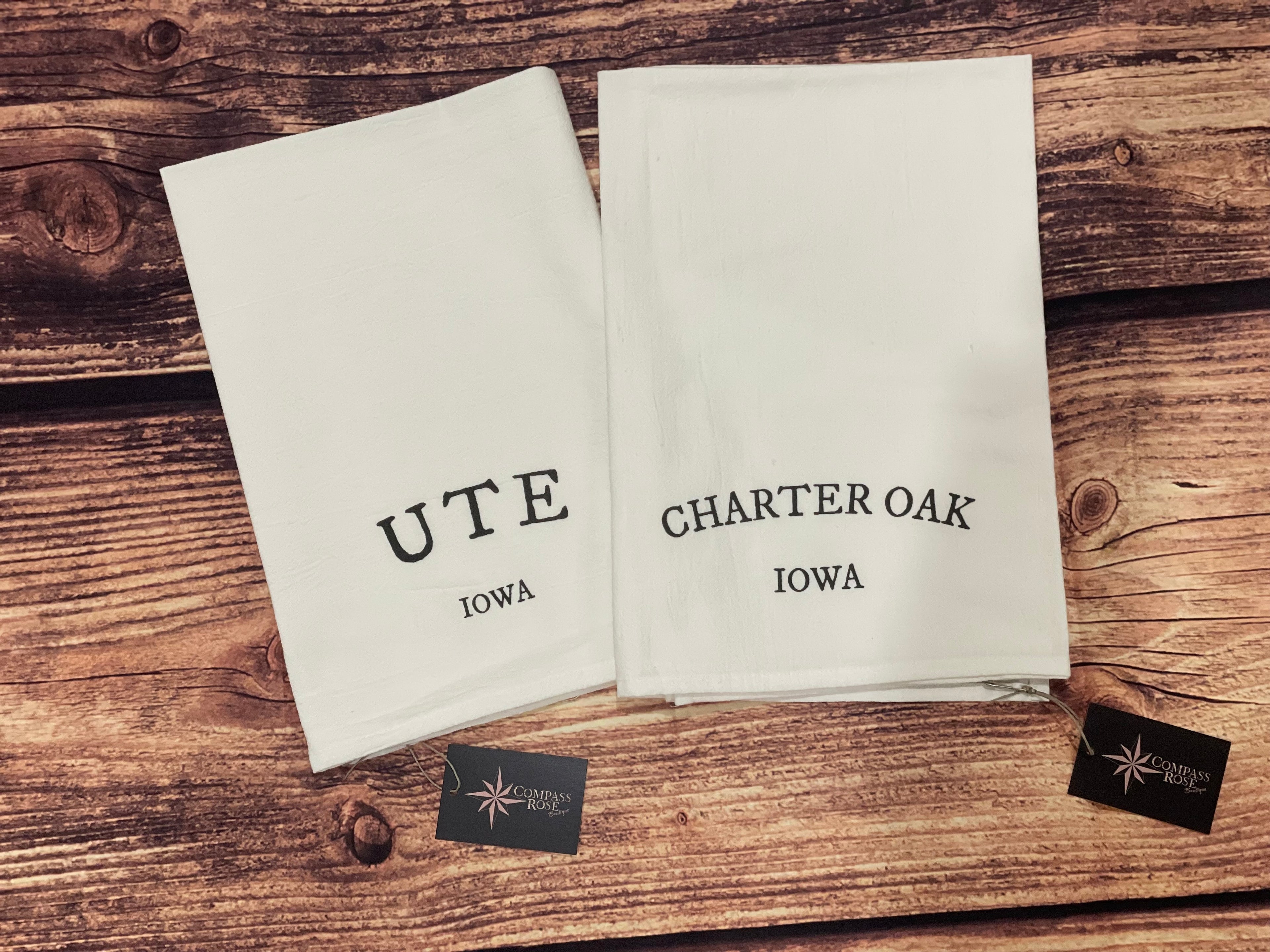 Arched City/State Cotton Tea Towel