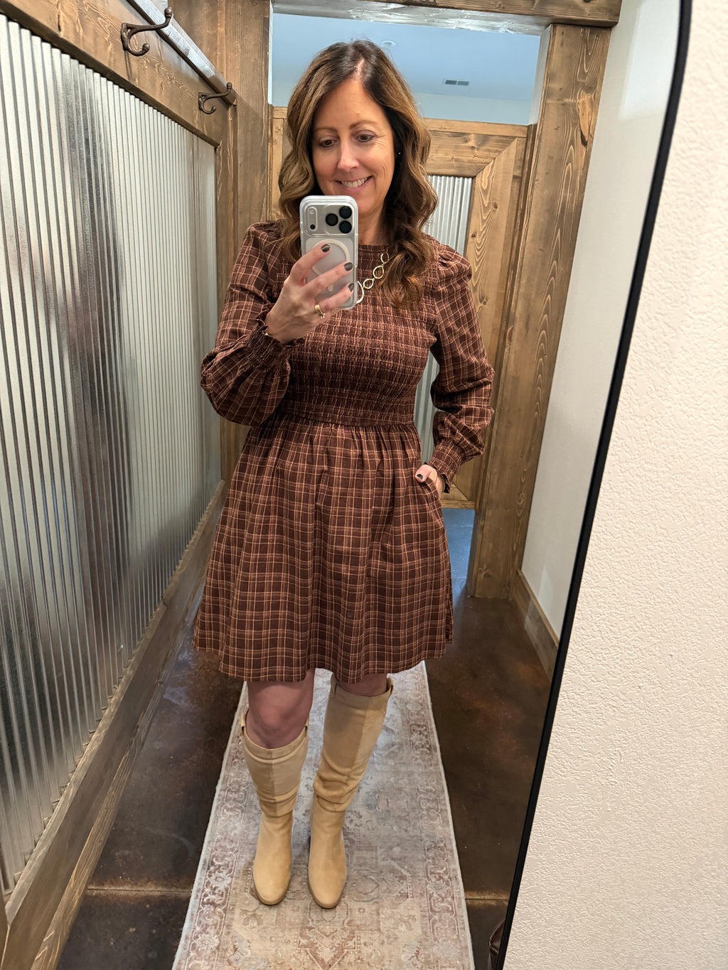 Plaid Dress
