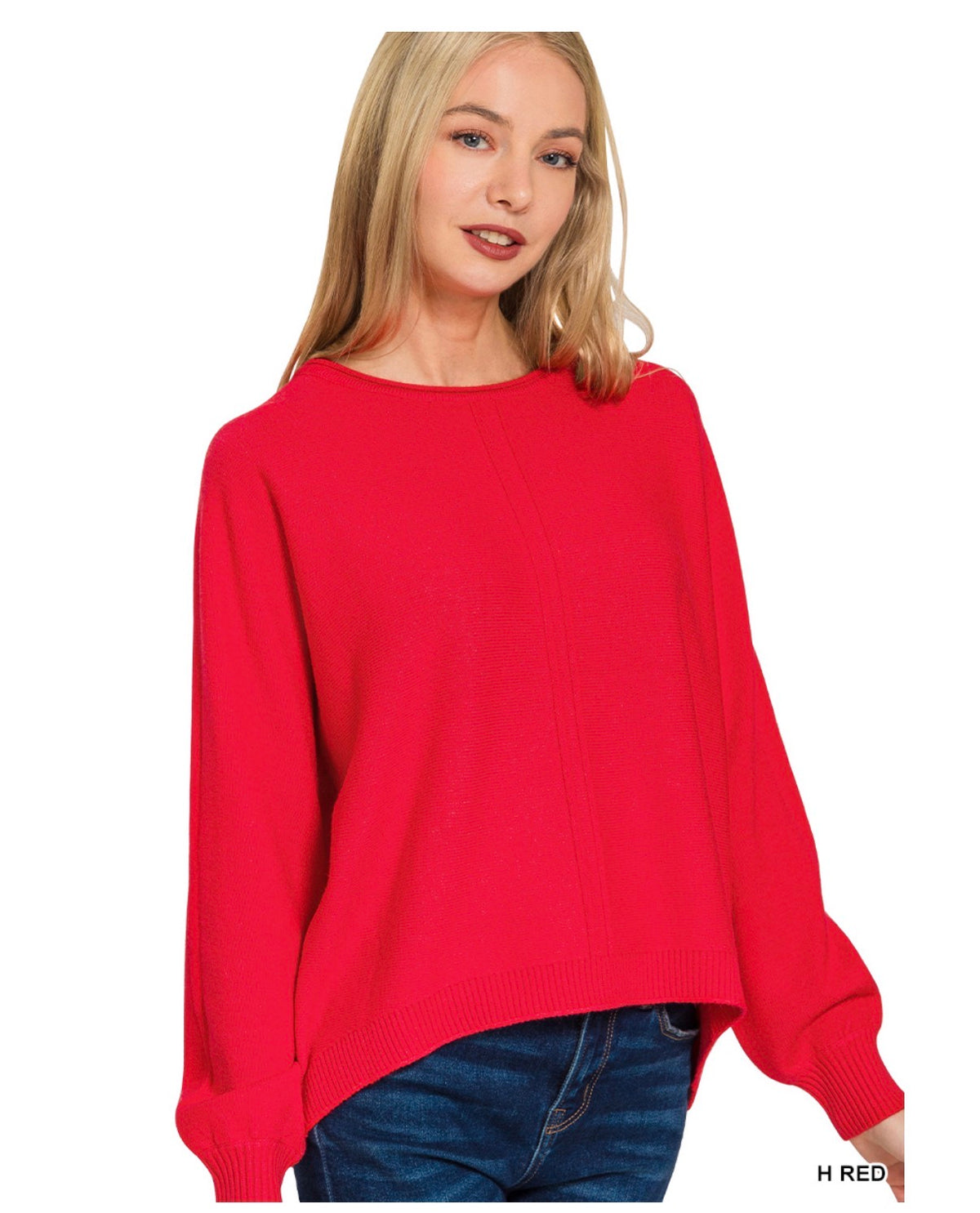 Viscose Front Seam Sweater