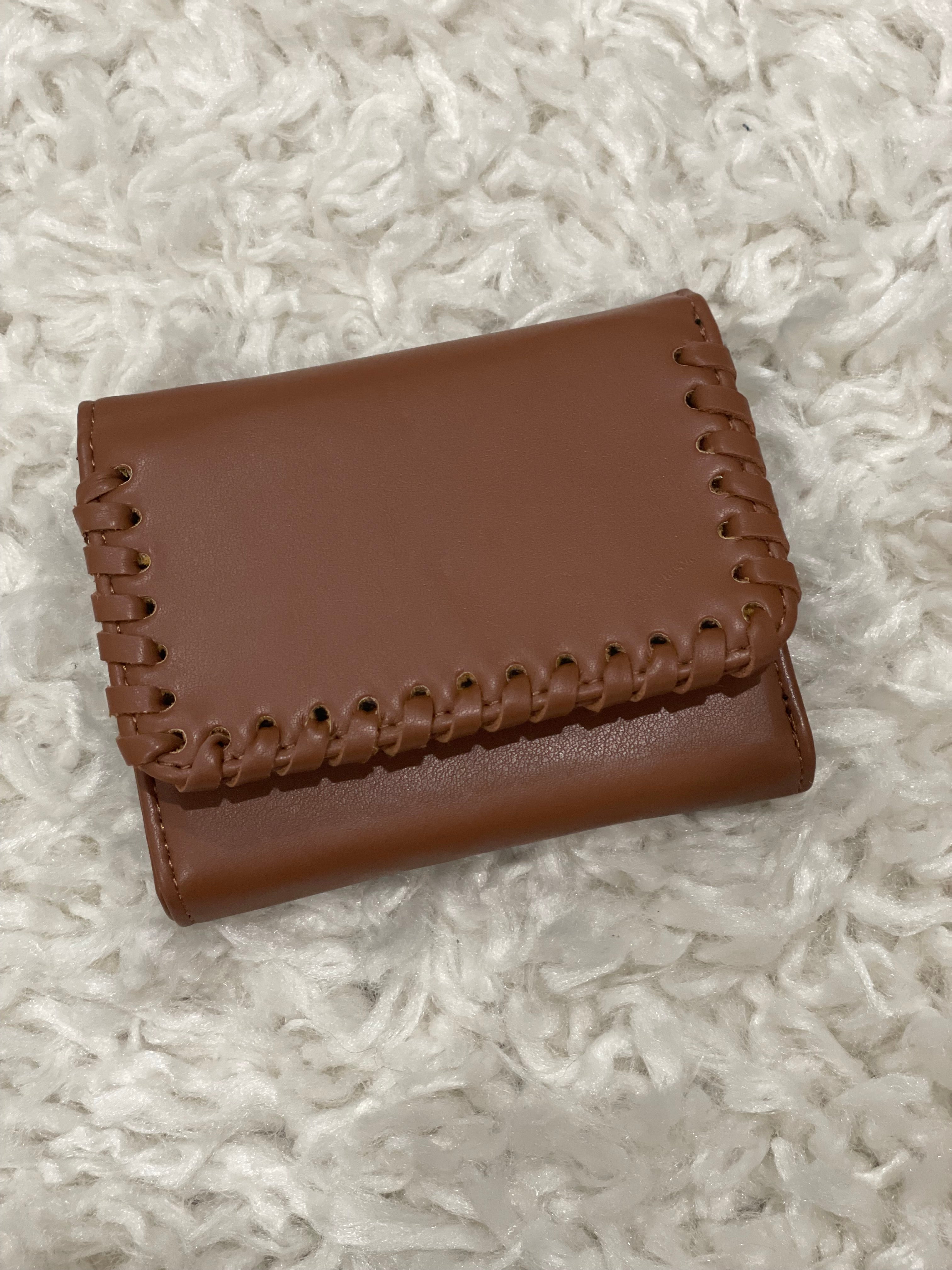 Whipstitch Tri-fold Wallet