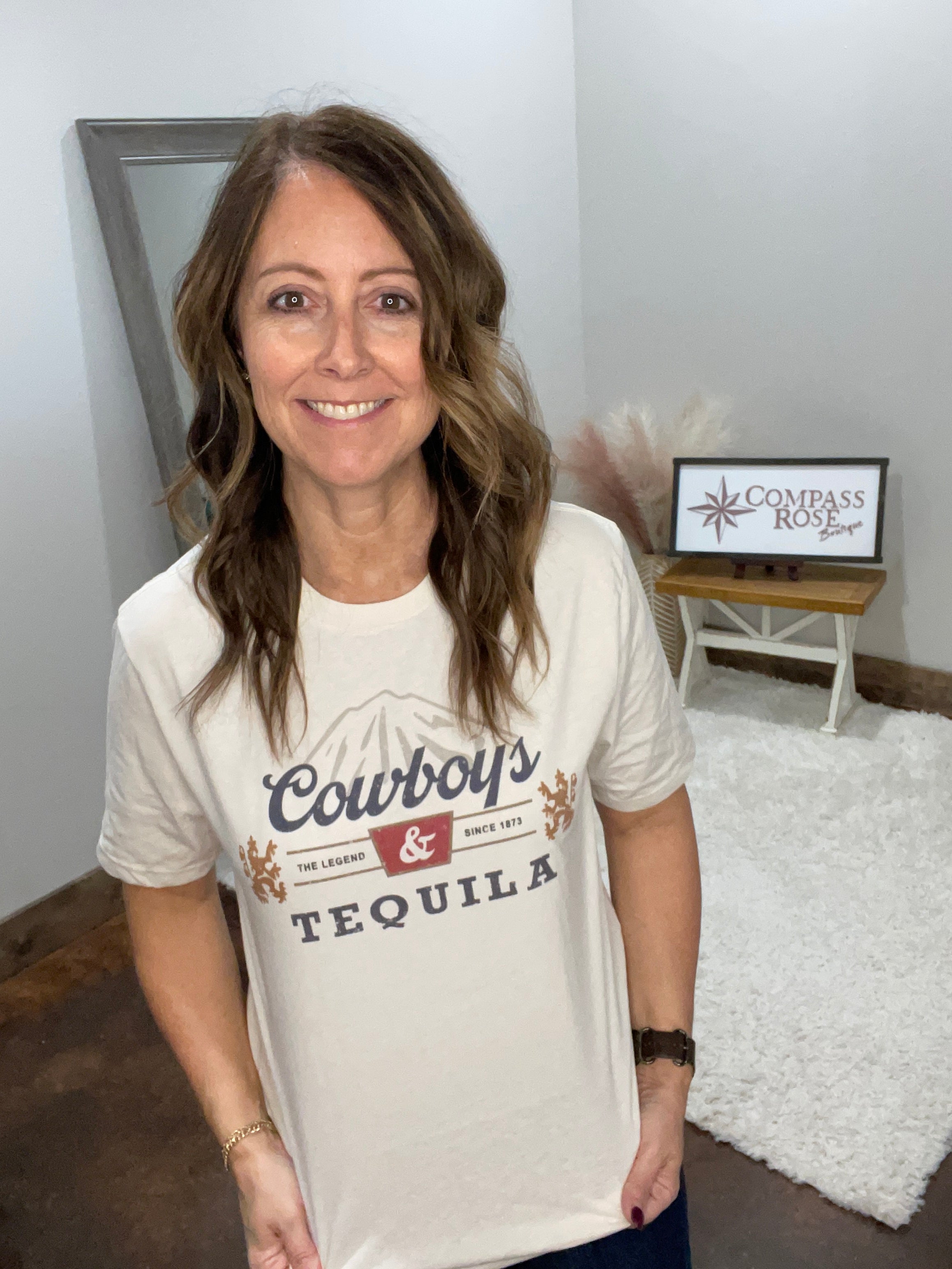 Cowboy & Tequila Graphic Tee