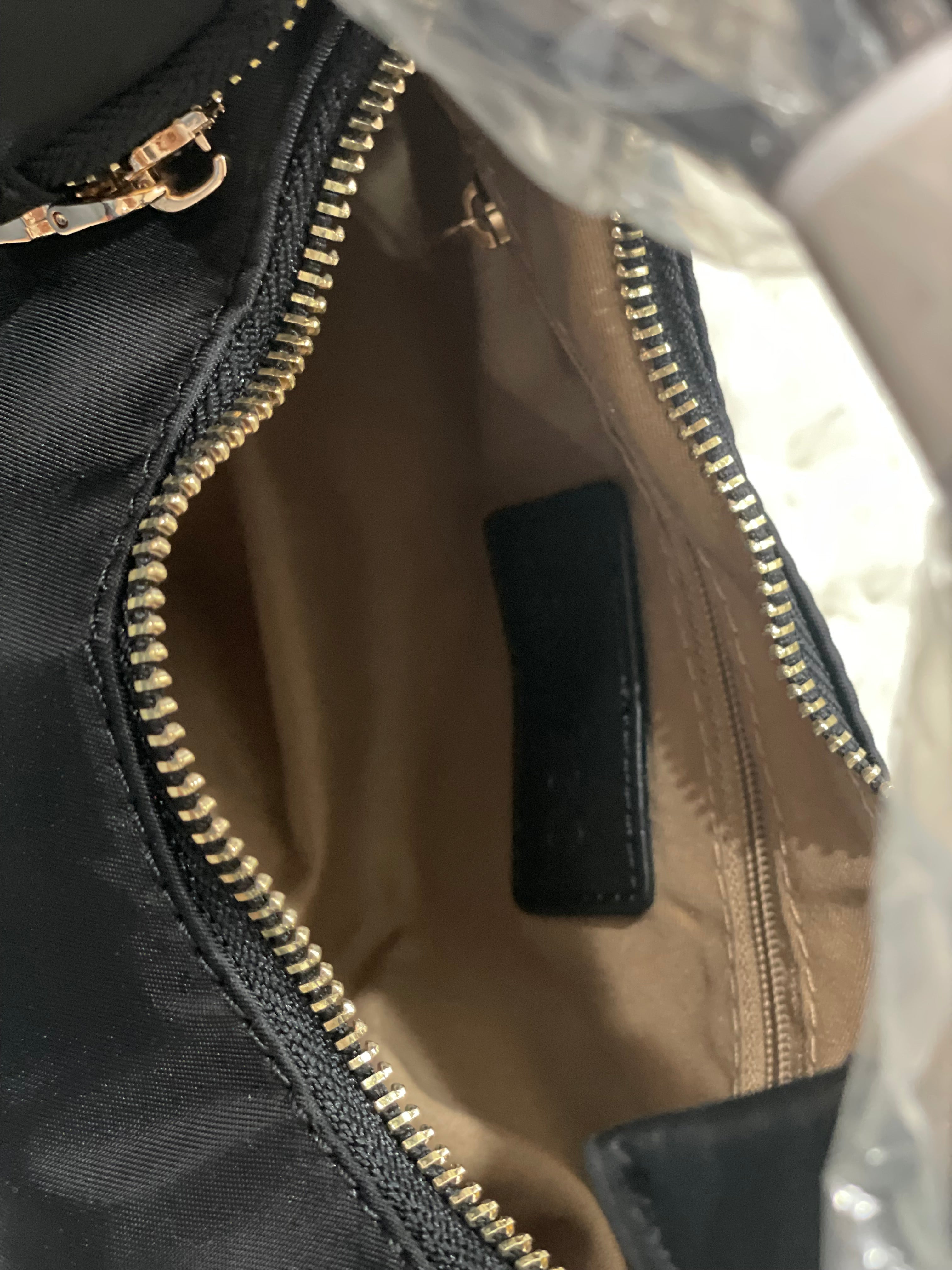 Nylon Shoulder Bag w/ Coin Pouch