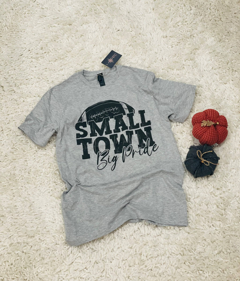 Small Town Big Pride Football Graphic Tee