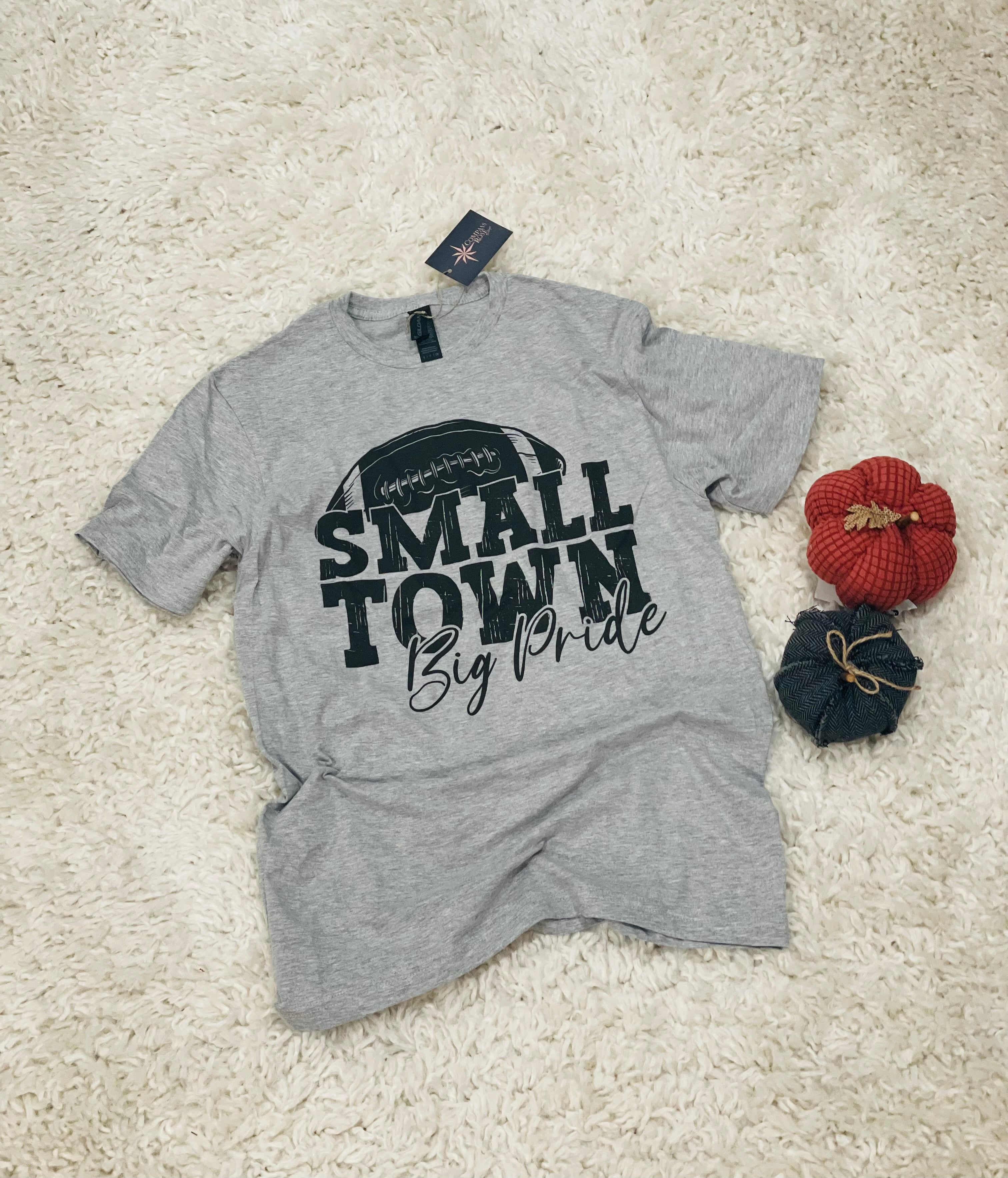 Small Town Big Pride Football Graphic Tee
