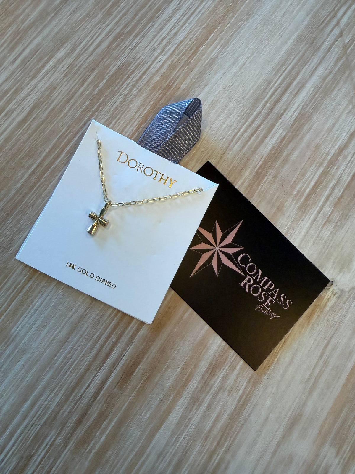 Dainty Cross Pendant Necklace