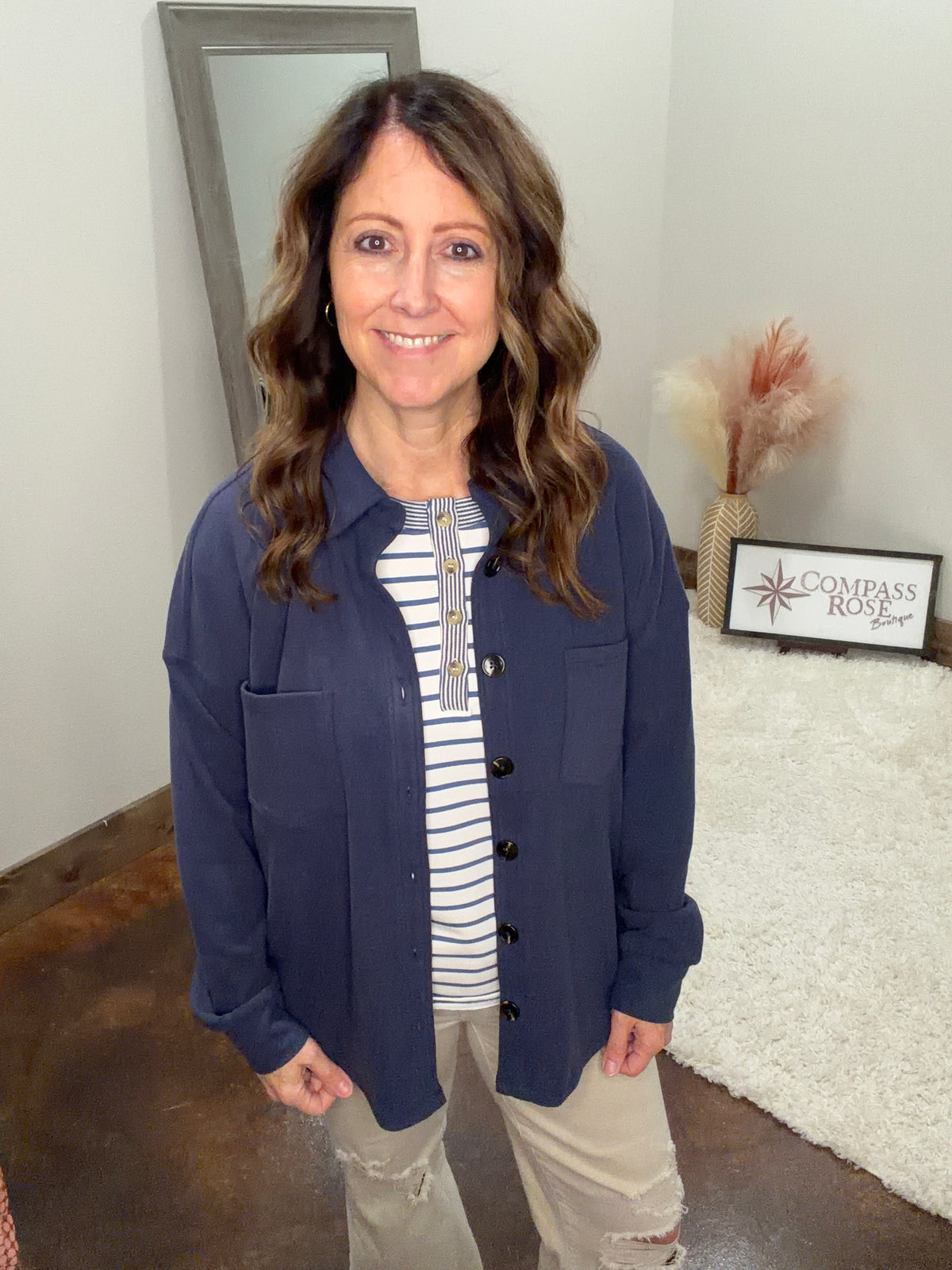Micro Brushed Relaxed Fit Shirt