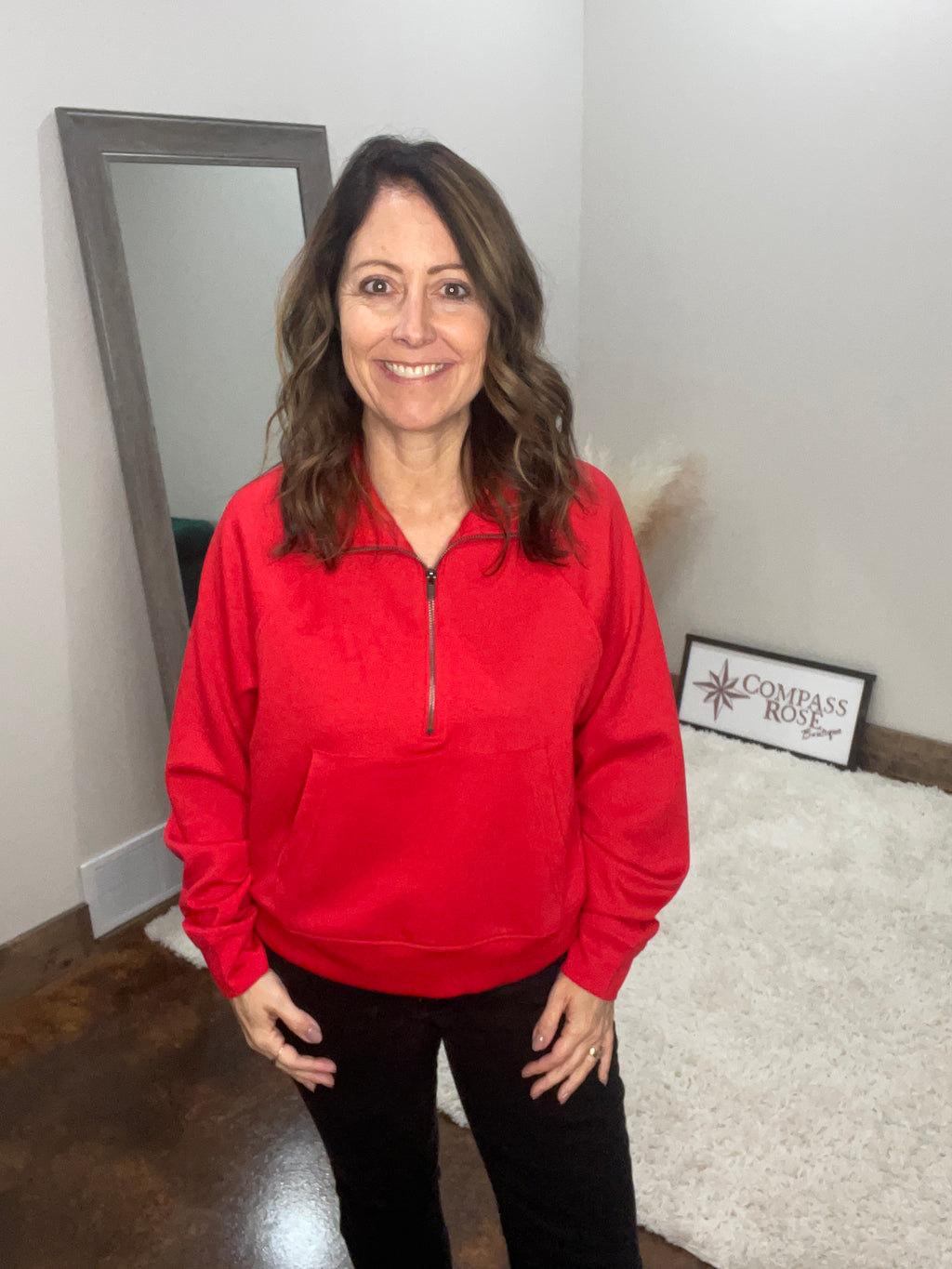 Scuba Half Zip Pullover w/ Kangaroo Pocket