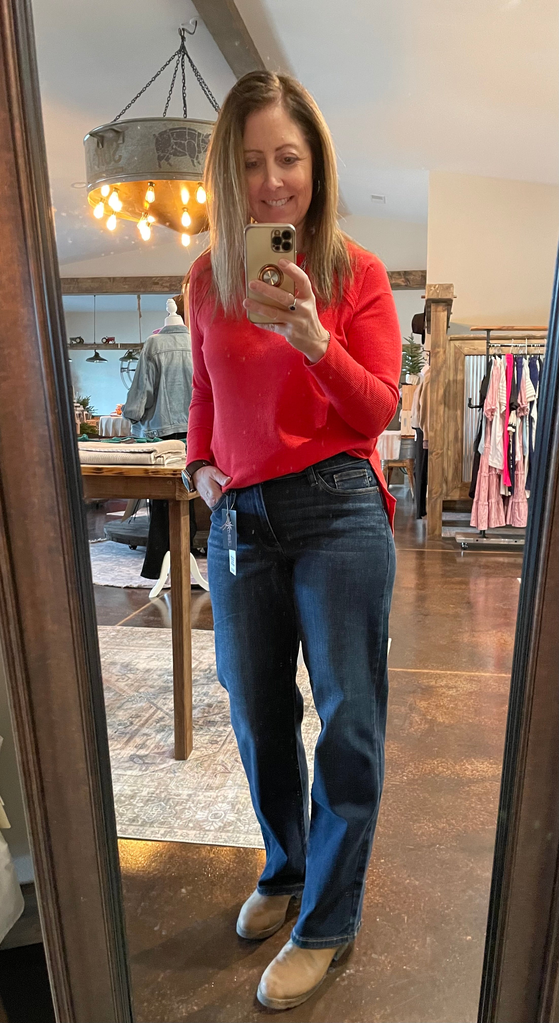 Judy Blue MR Straight (Short Inseam)