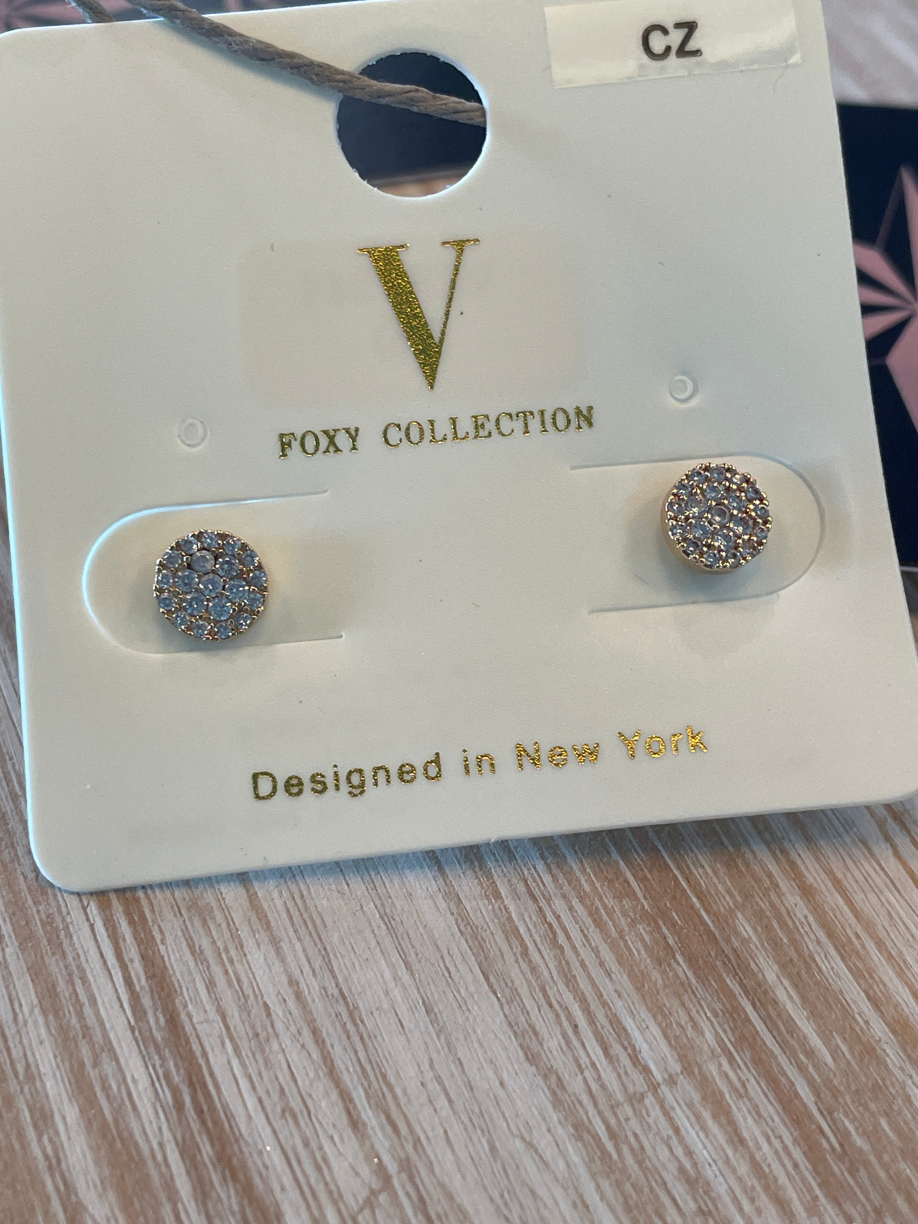 CZ Stud Earrings