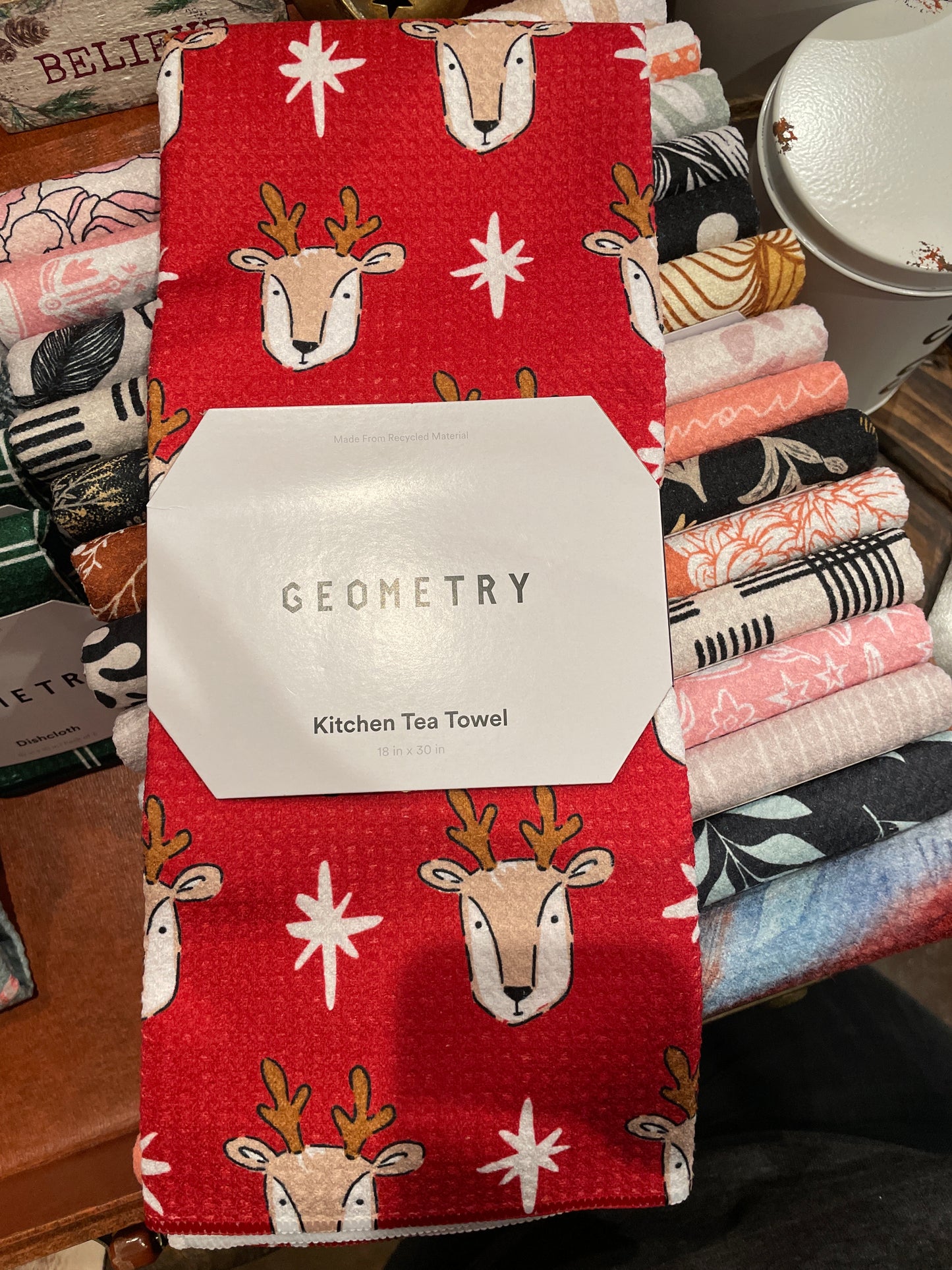 Geometry Tea Towel