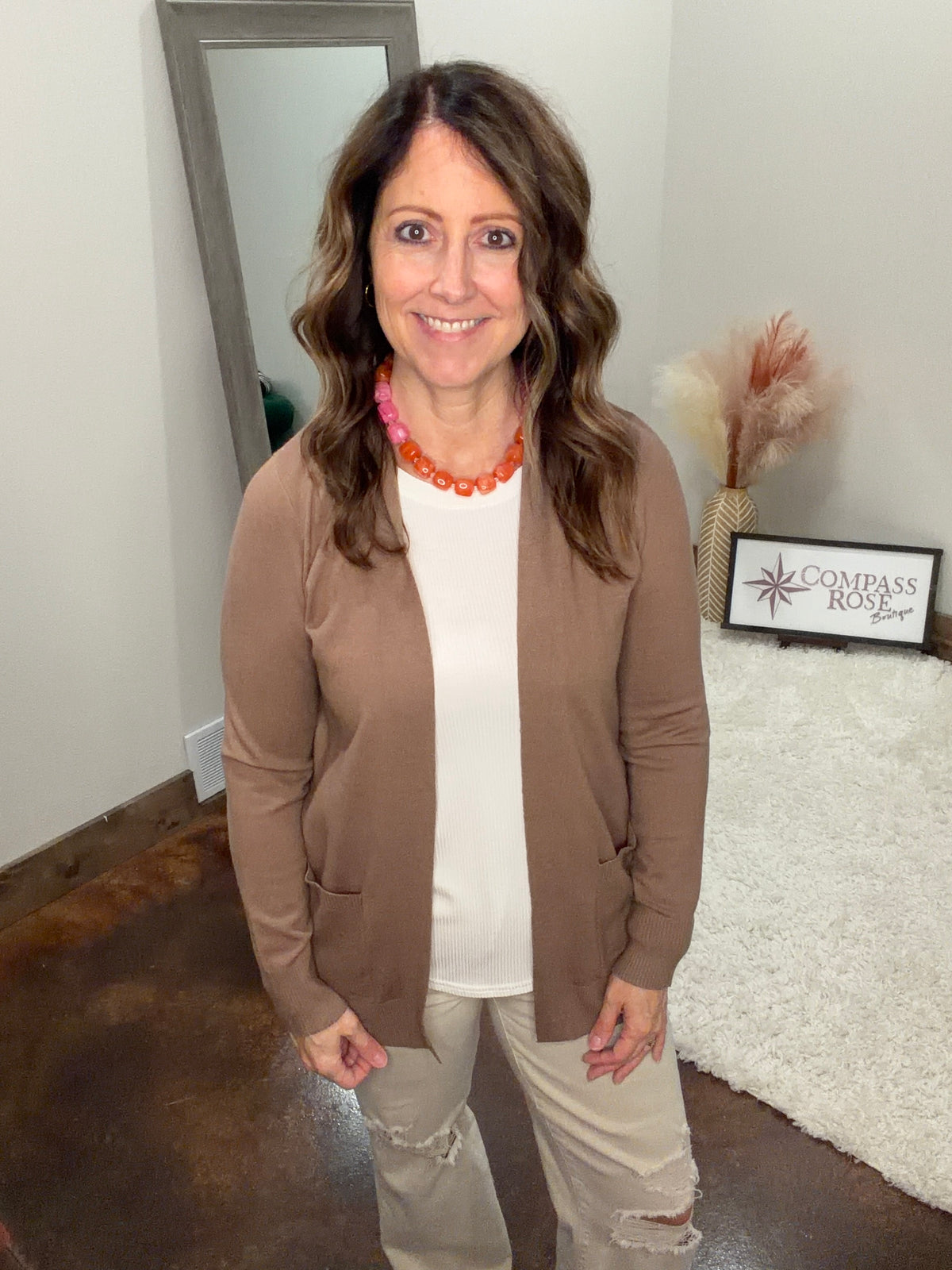 Open Front Cardigan