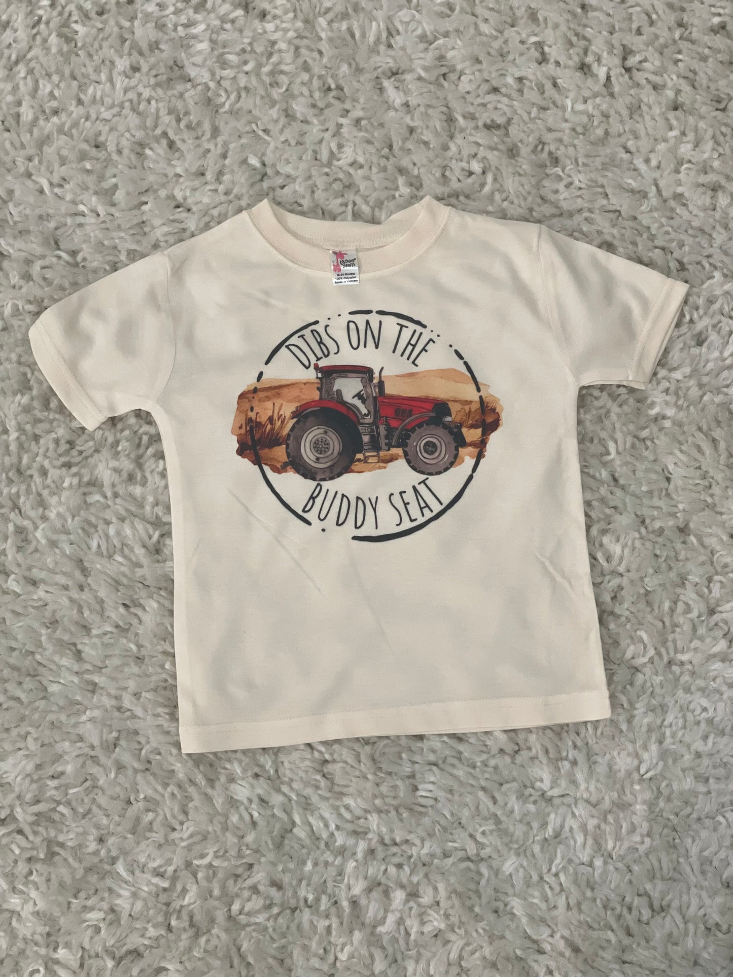 Dibs on The Buddy Seat Kids Tee