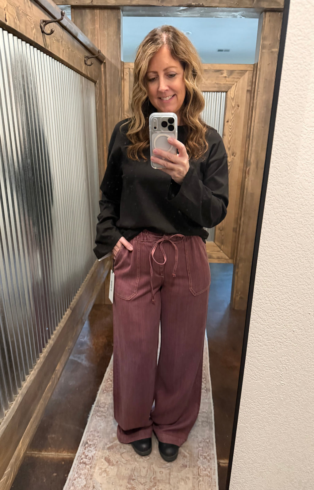 Mica High-Rise Wide Leg Jogger