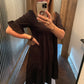 Flowy Loose Short Sleeve Dress