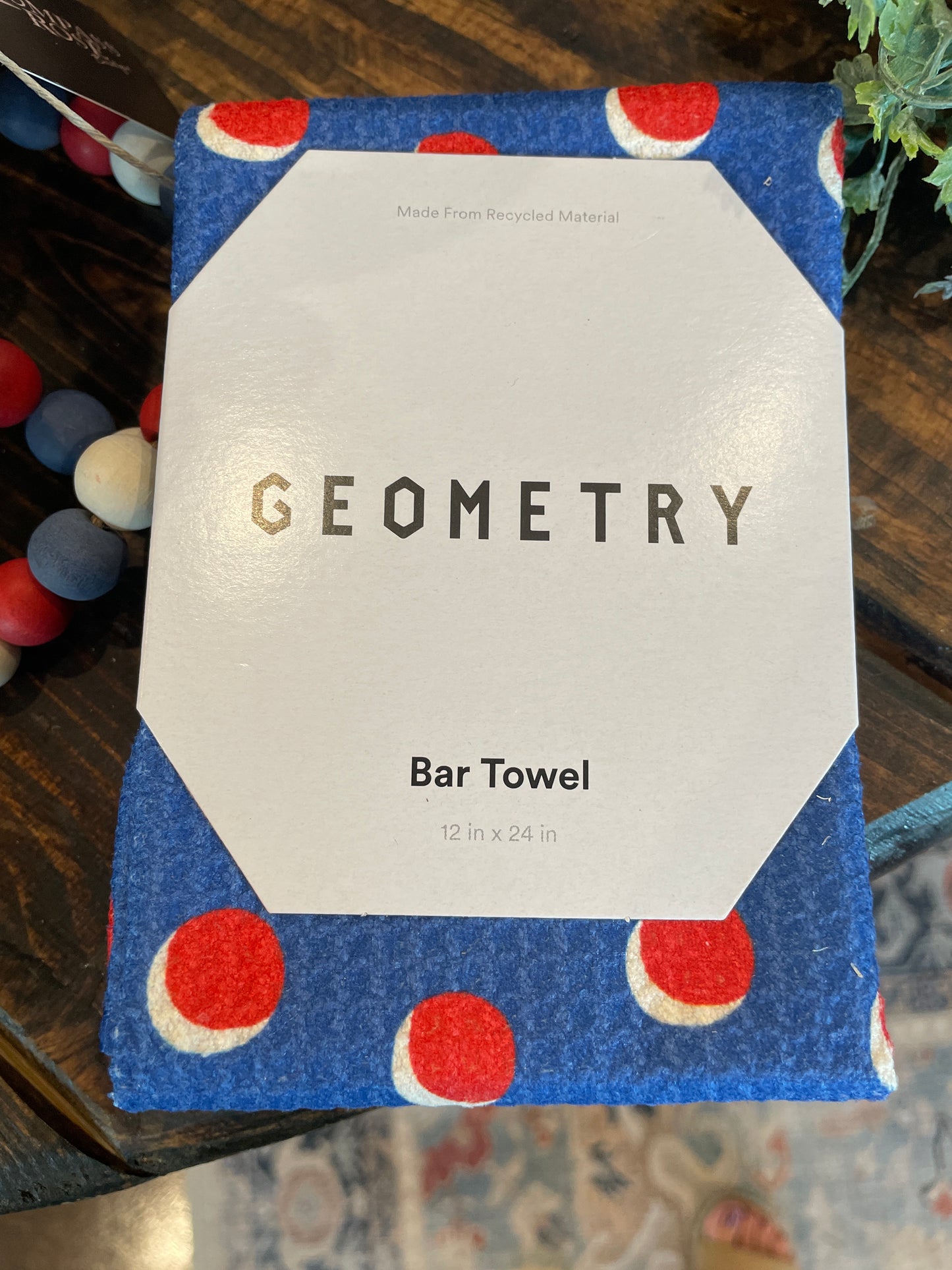 Geometry Bar Towel
