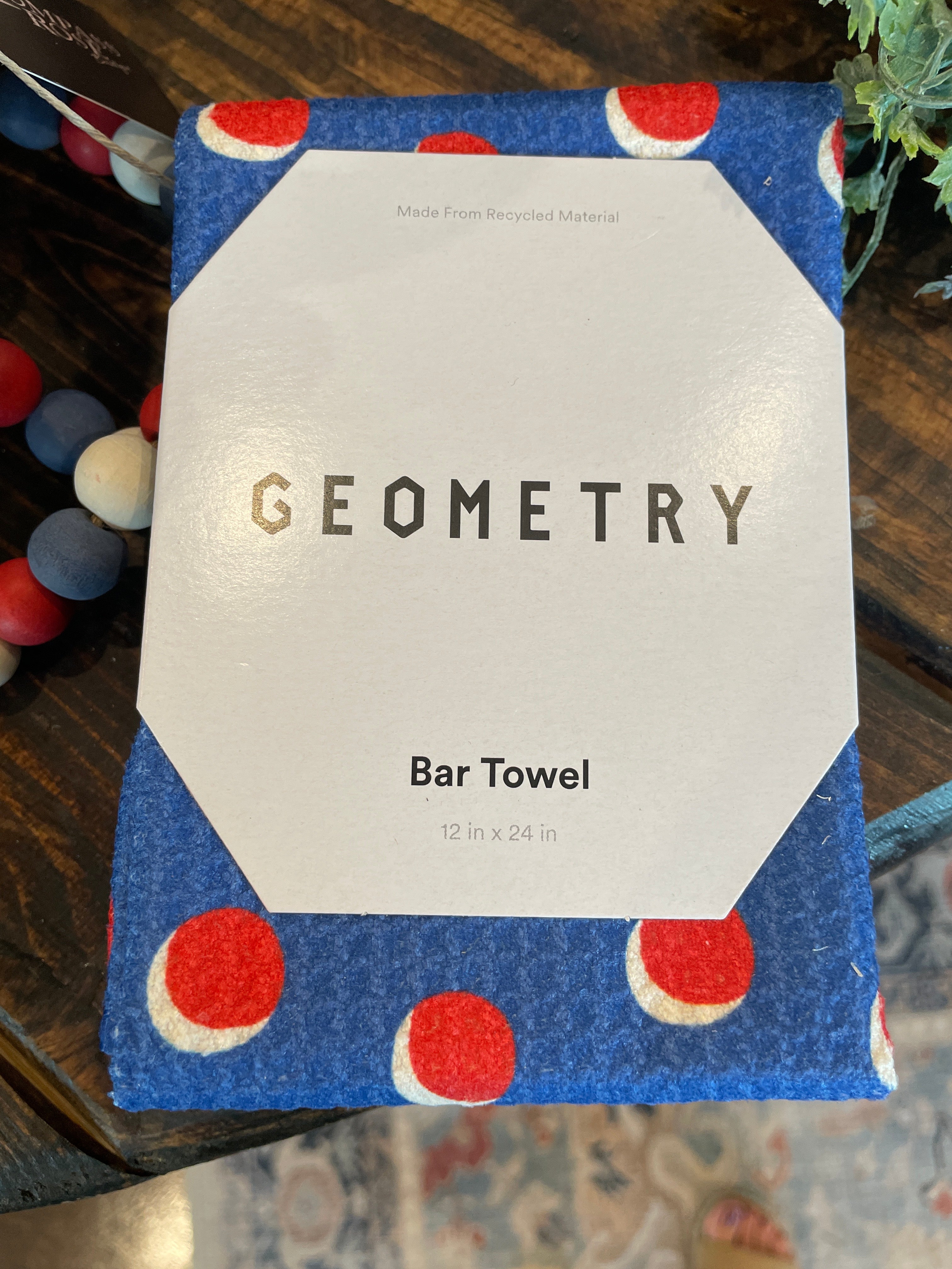 Geometry Bar Towel