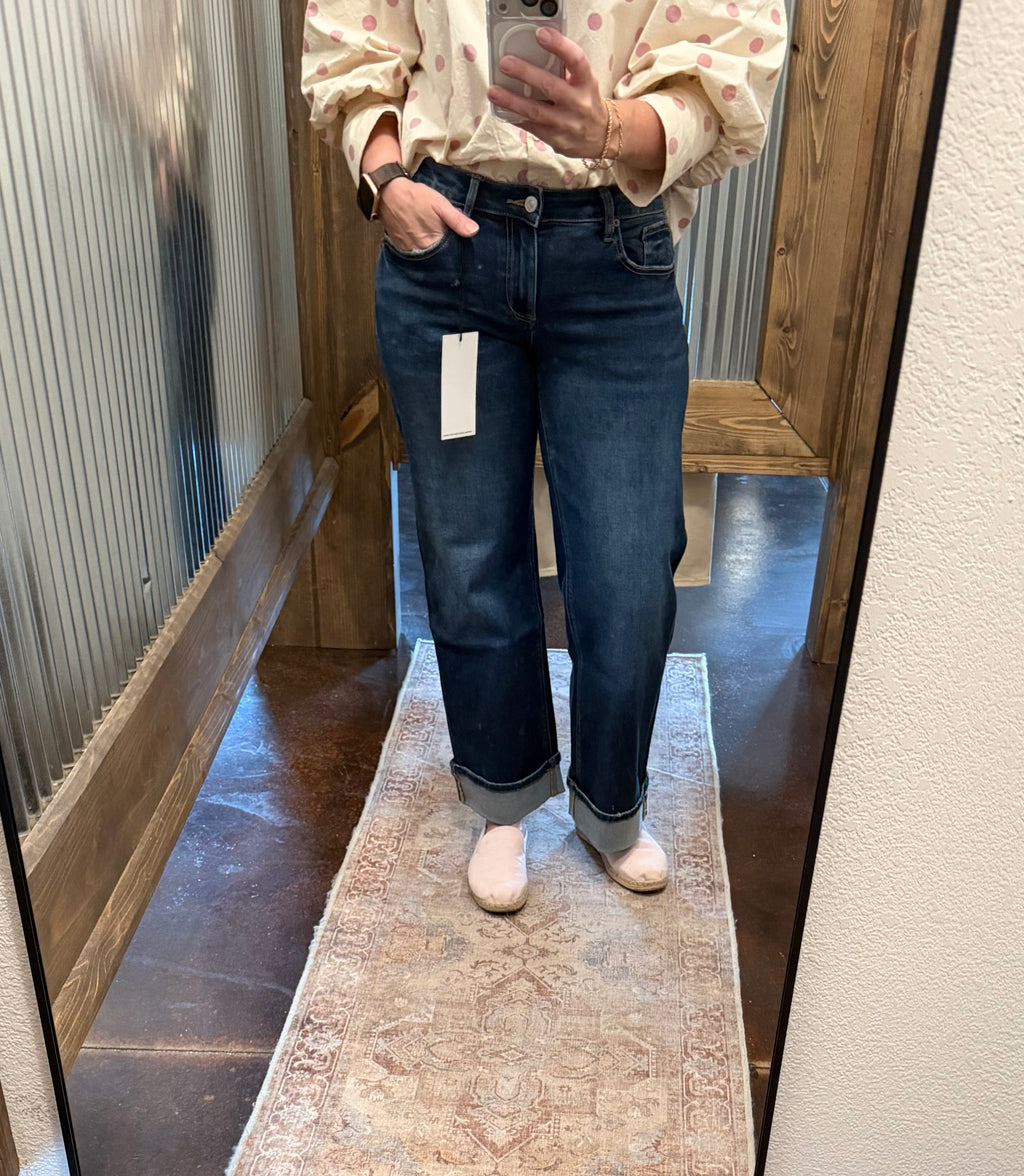 Mica Low-Rise Wide Ankle Baggy Fit