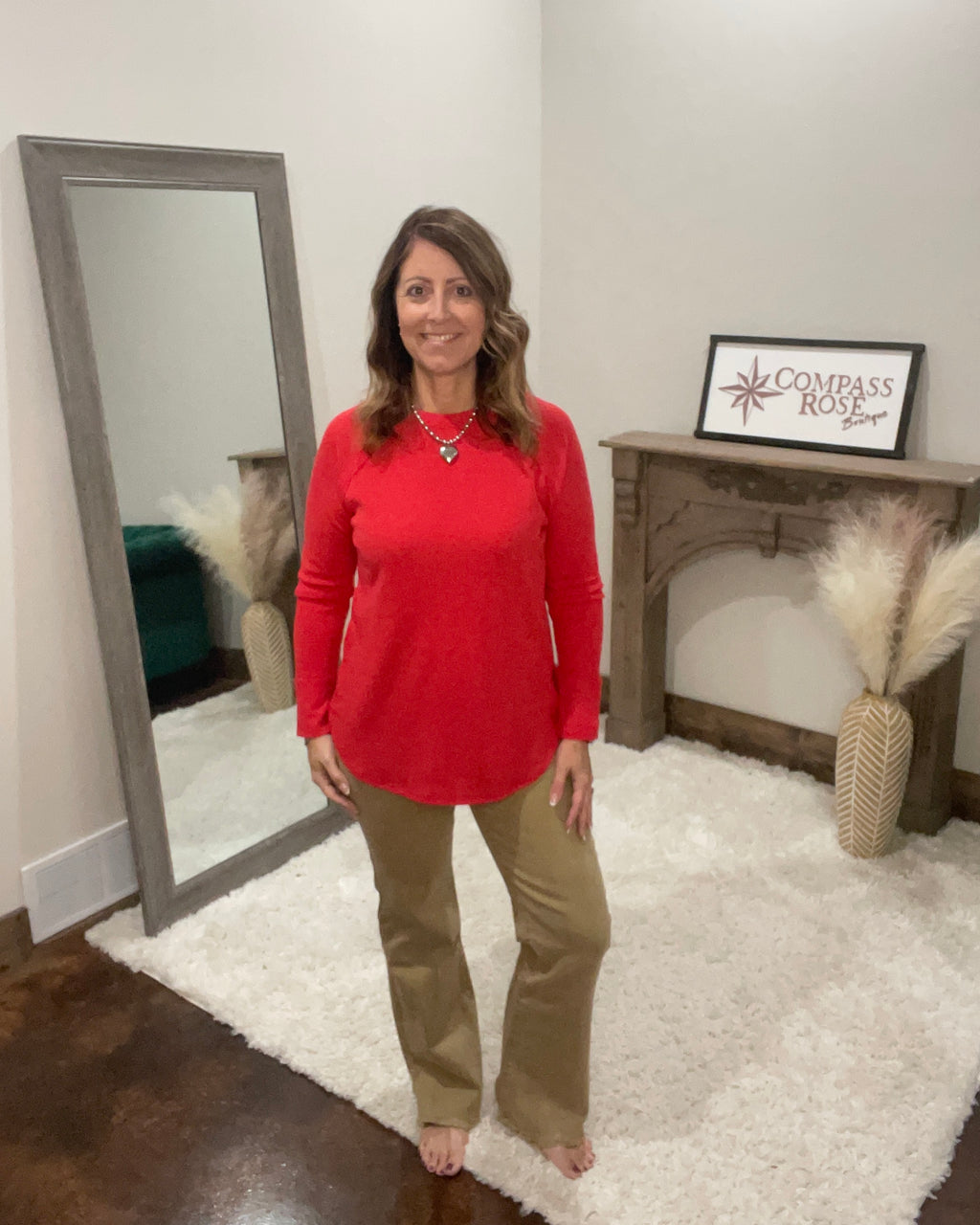 Acid Washed Frayed Hem Straight Wide Pants