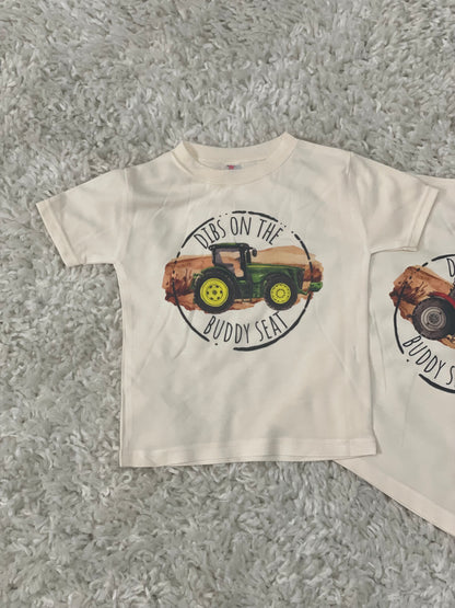 Dibs on The Buddy Seat Kids Tee