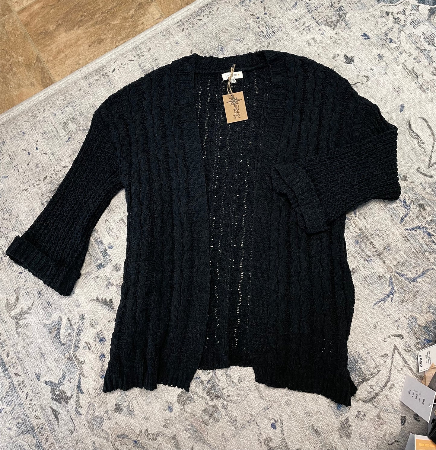 Cable Knit Sweater Cardigan