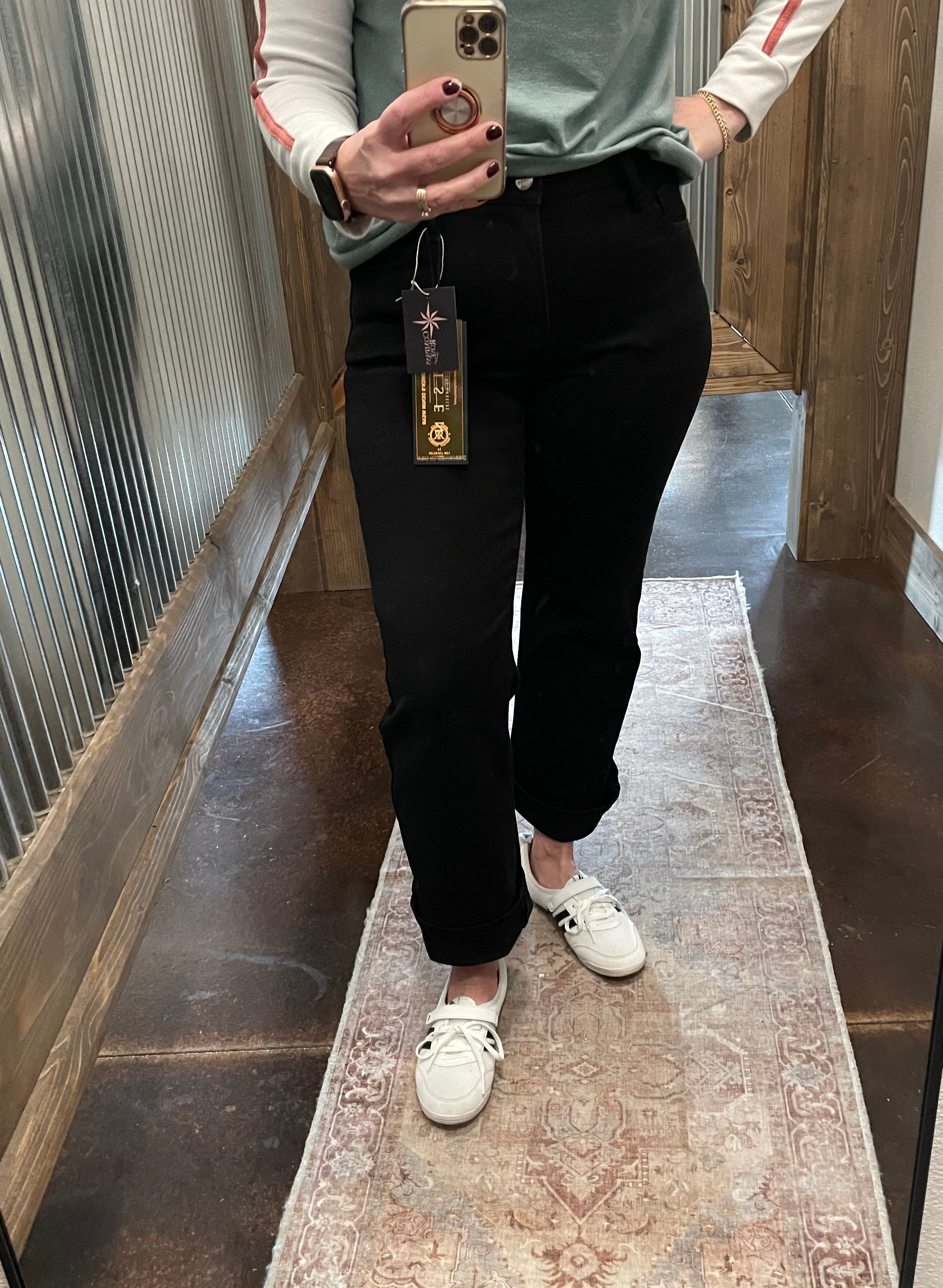 Risen MR Crop Straight Jeans