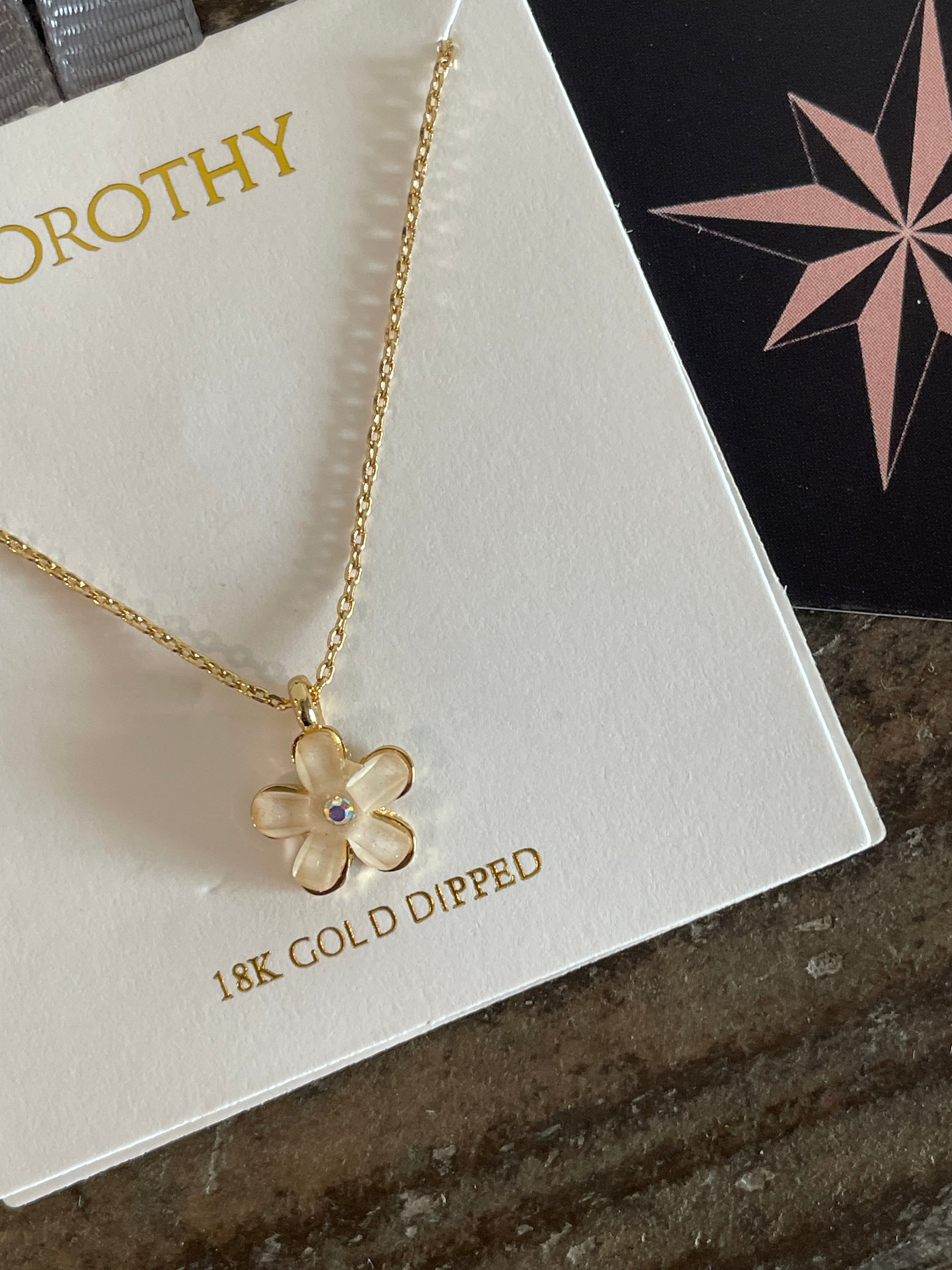 Flower Pendant Necklace