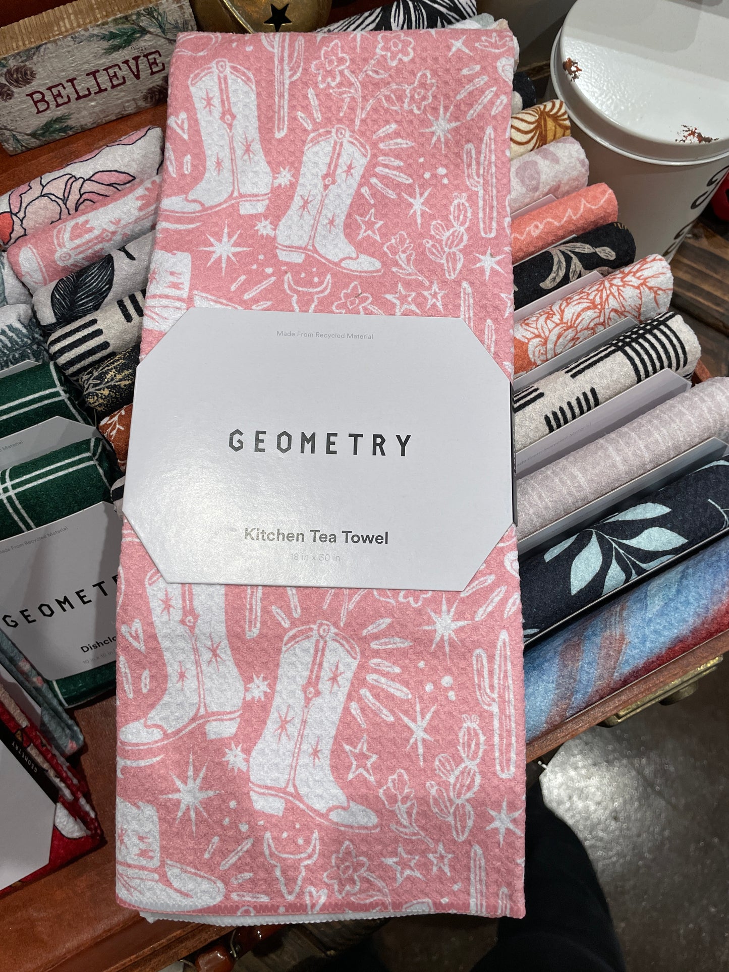 Geometry Tea Towel