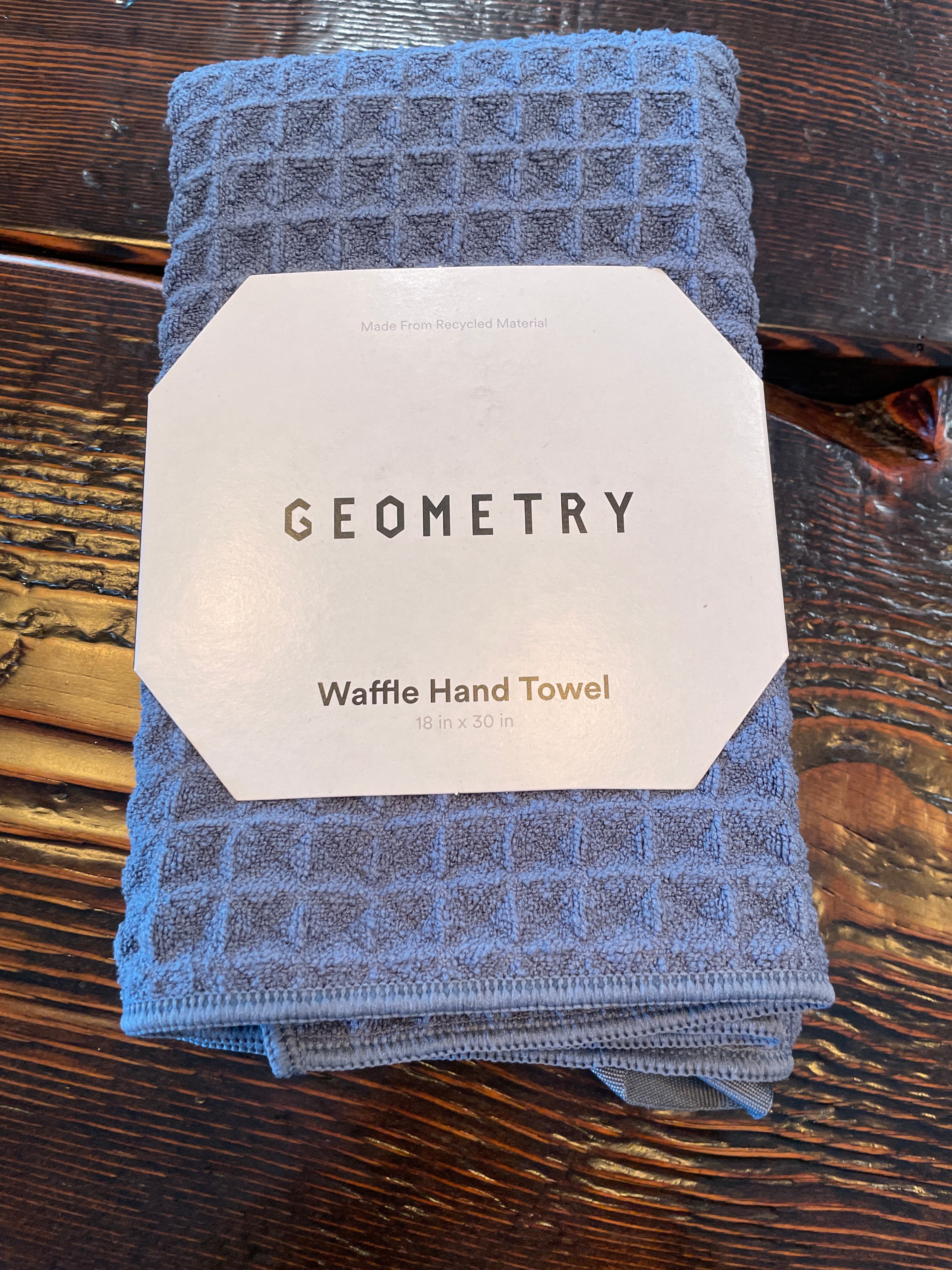 Geometry Waffle Hand Towel