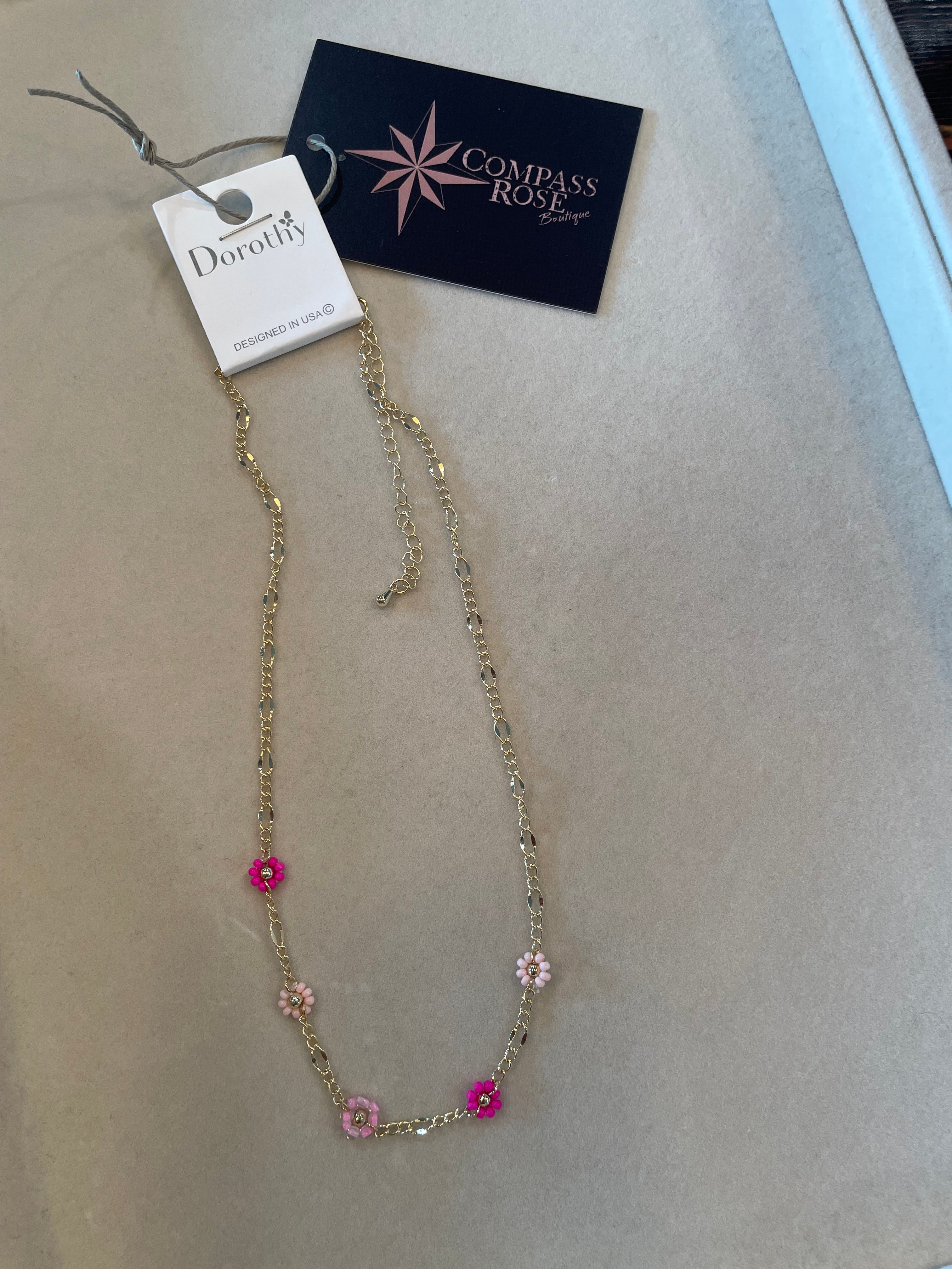 Flower Chain Necklace