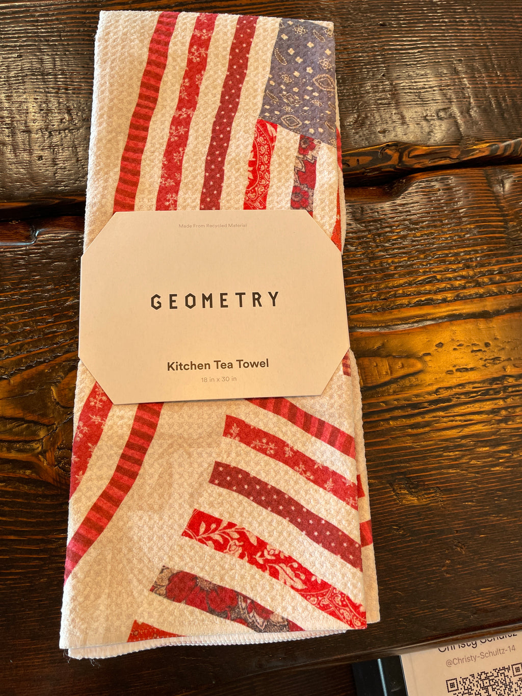 Geometry Tea Towel