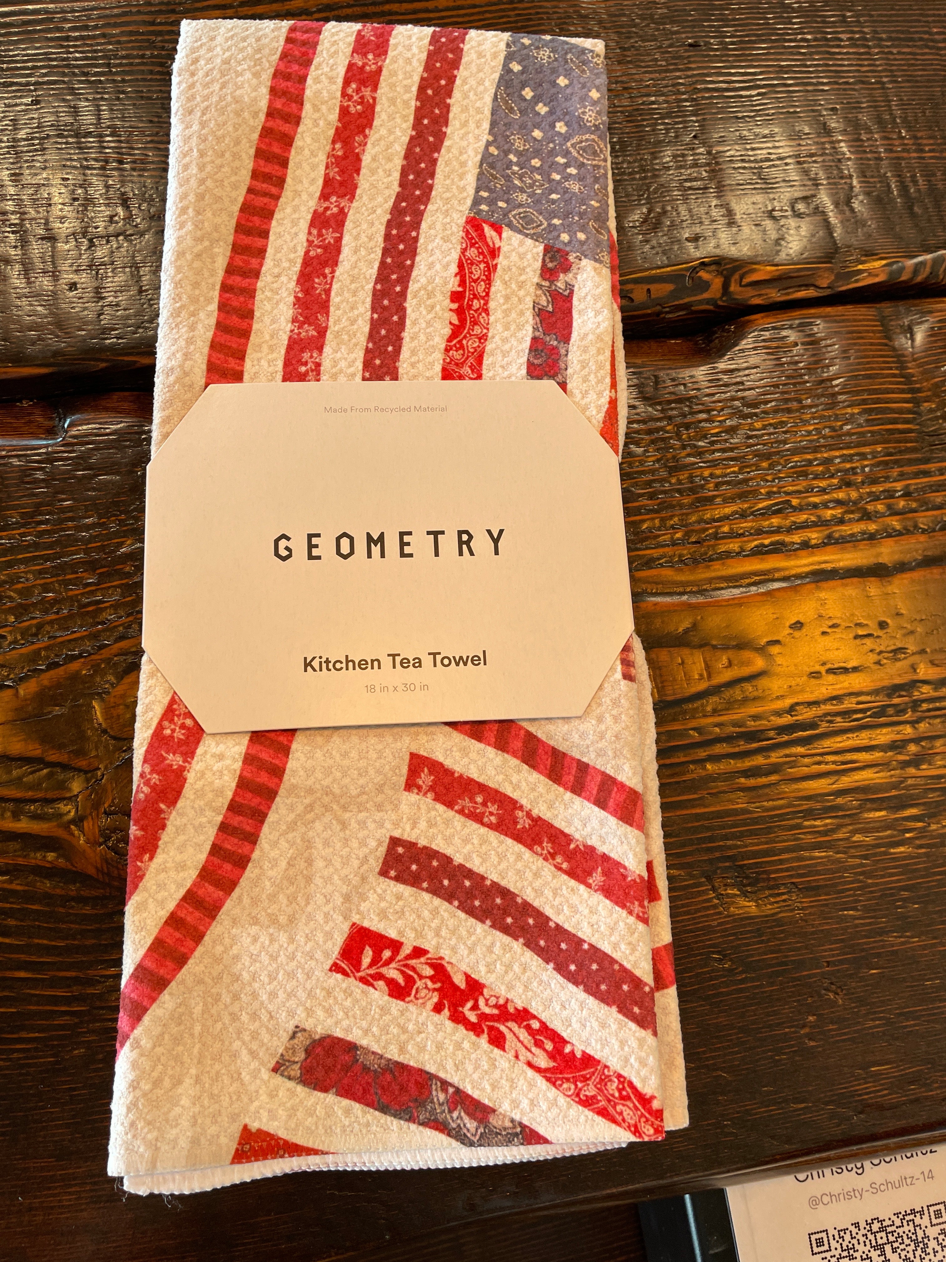 Geometry Tea Towel