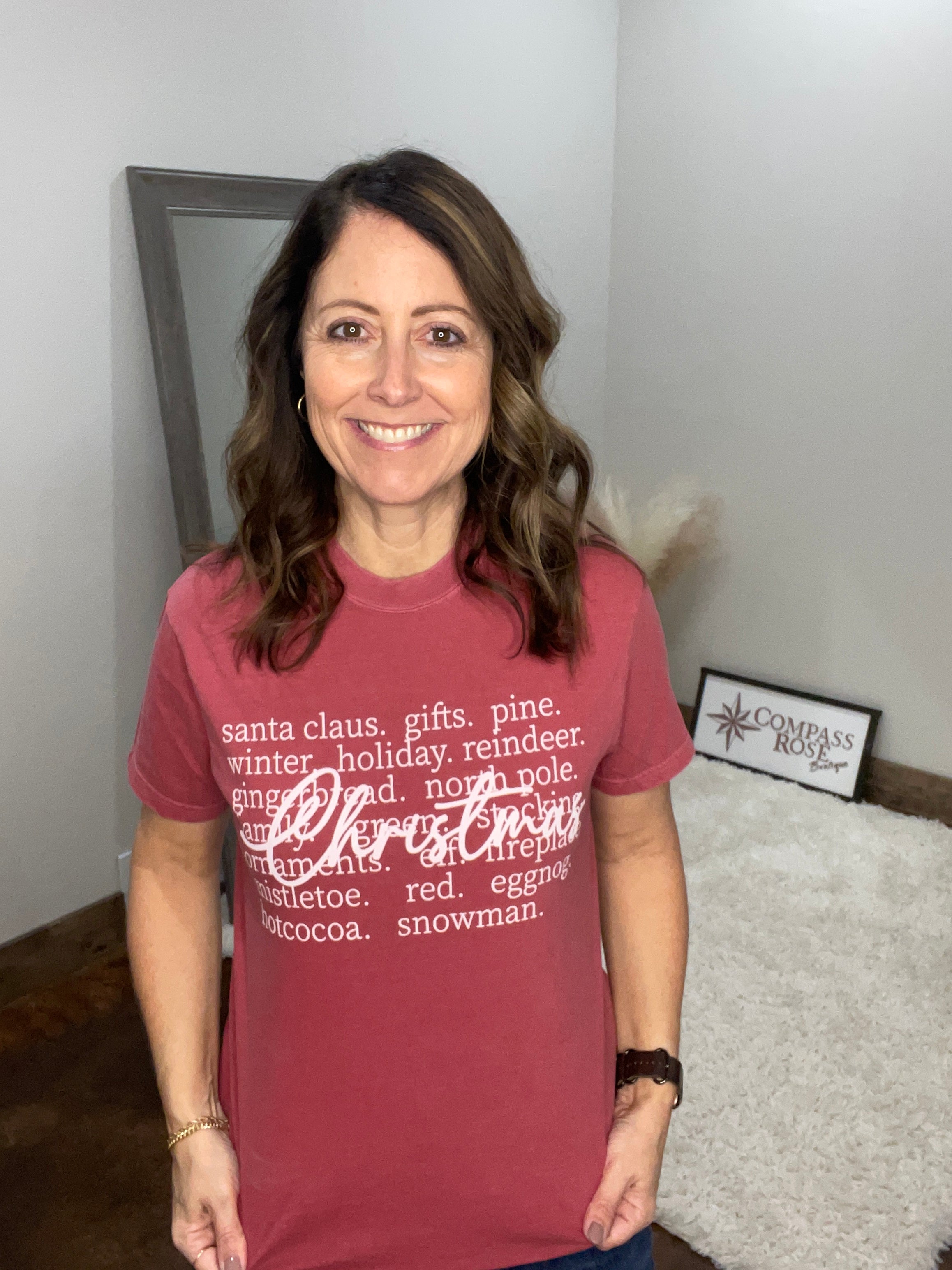 Christmas Words Tee
